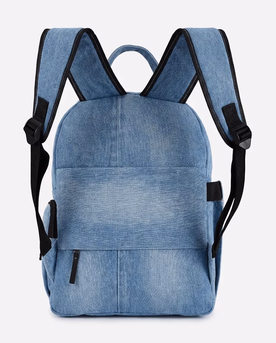 Pocket Cluster Backpack Denim Strobe image 7