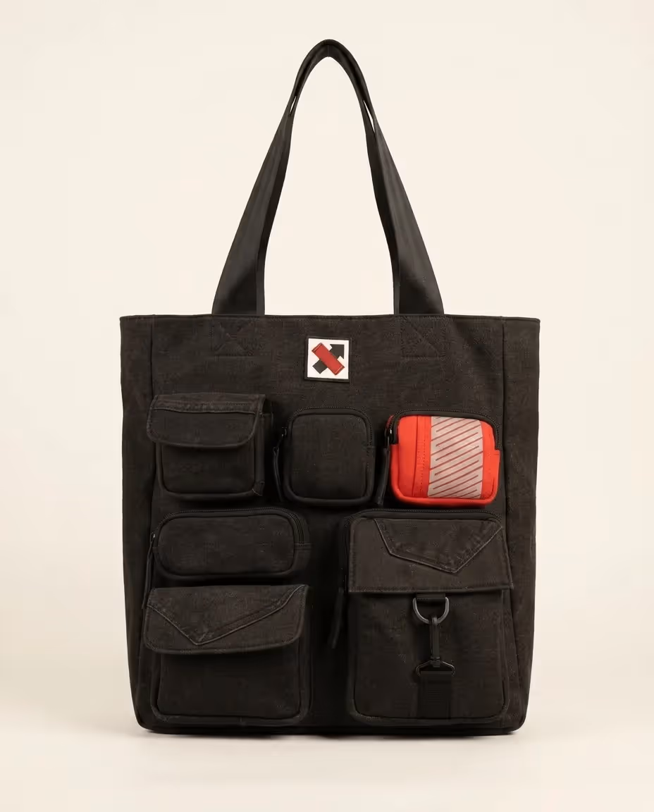 Pocket Cluster Laptop Tote Tall image 5