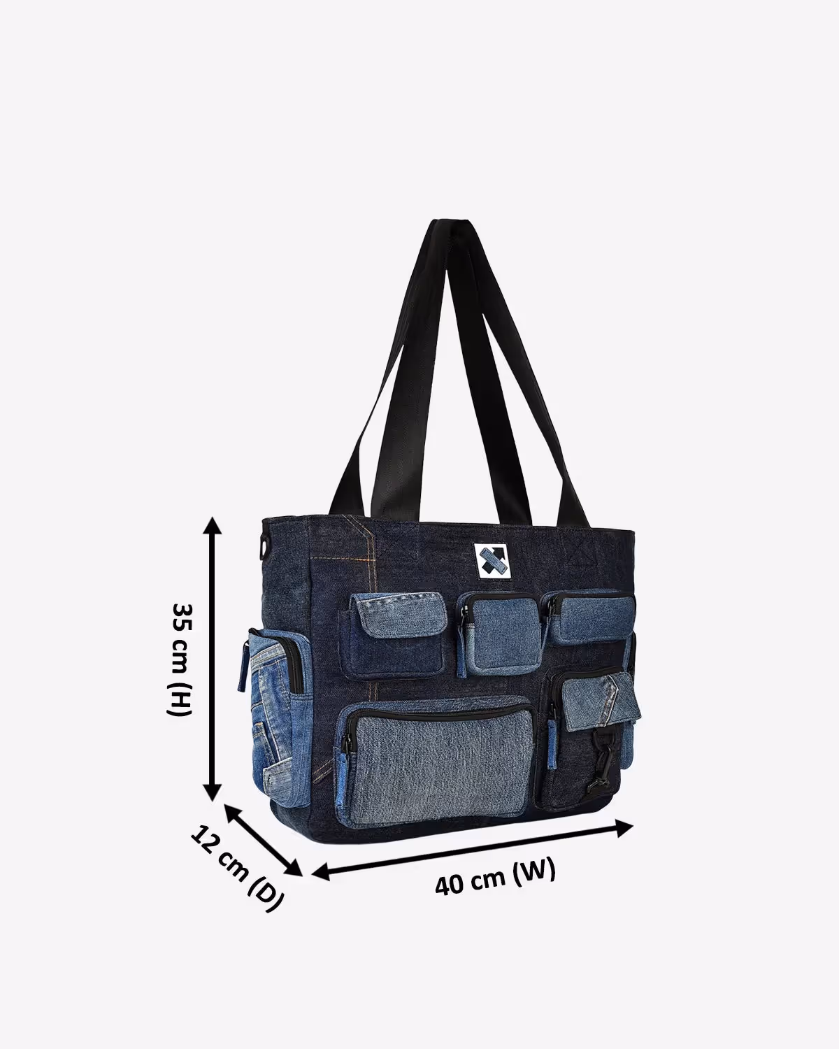 Pocket Cluster Laptop Tote Wide image 3