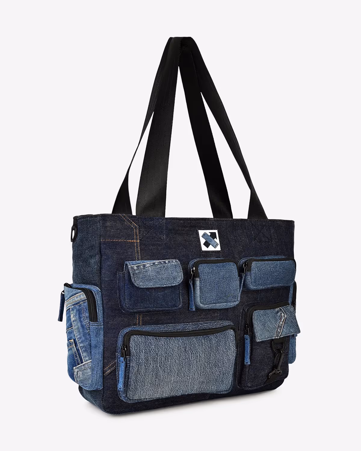 Pocket Cluster Laptop Tote Wide image 7