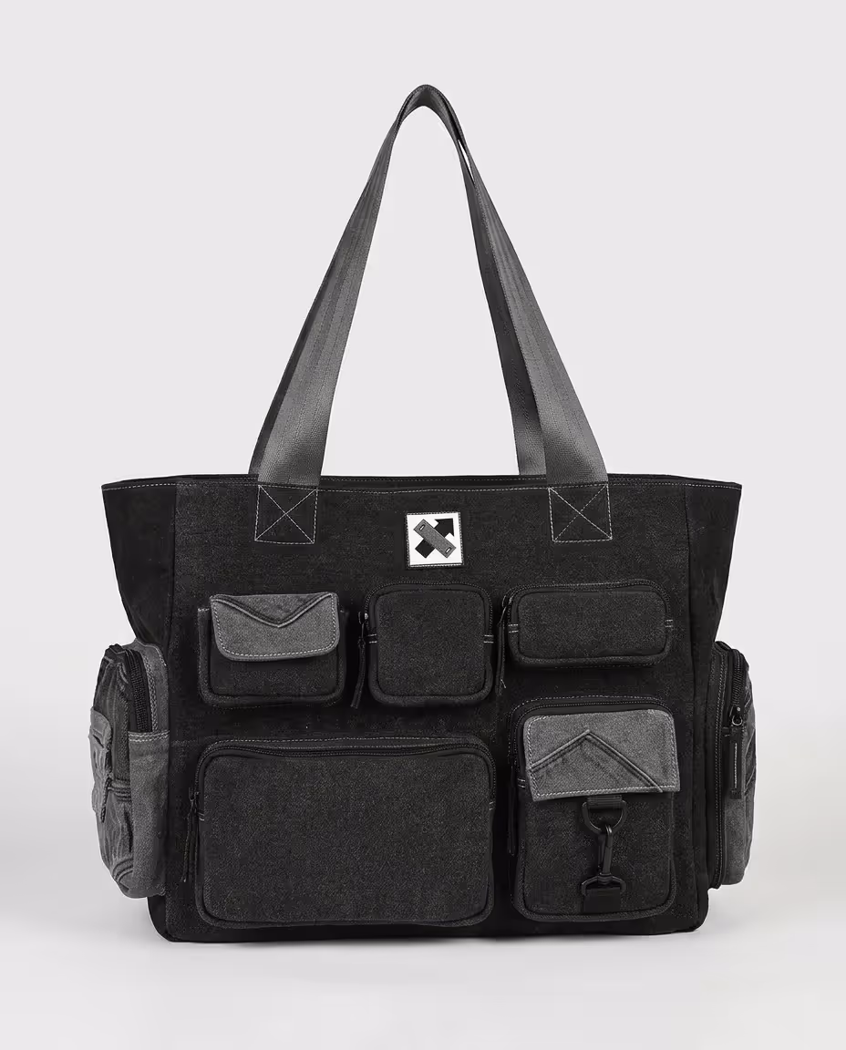 Pocket Cluster Laptop Tote Wide  image 2