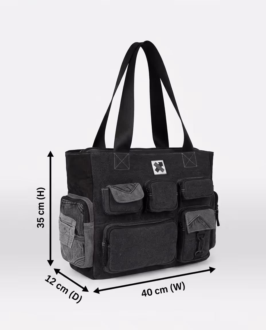 Pocket Cluster Laptop Tote Wide  image 3