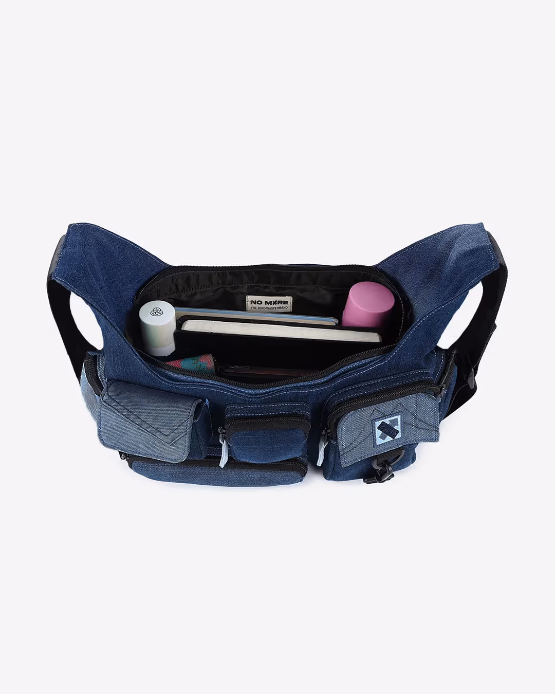 Pocket Cluster Messenger Denim  image 4