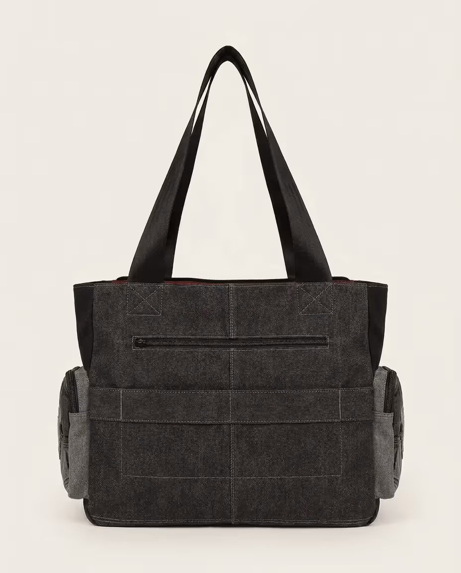 Pocket Cluster Shift Tote Wide image 8