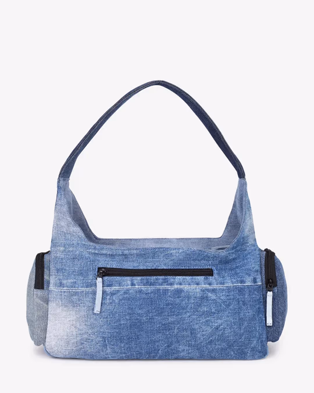 Pocket Cluster Shoulder Bag Denim image 6