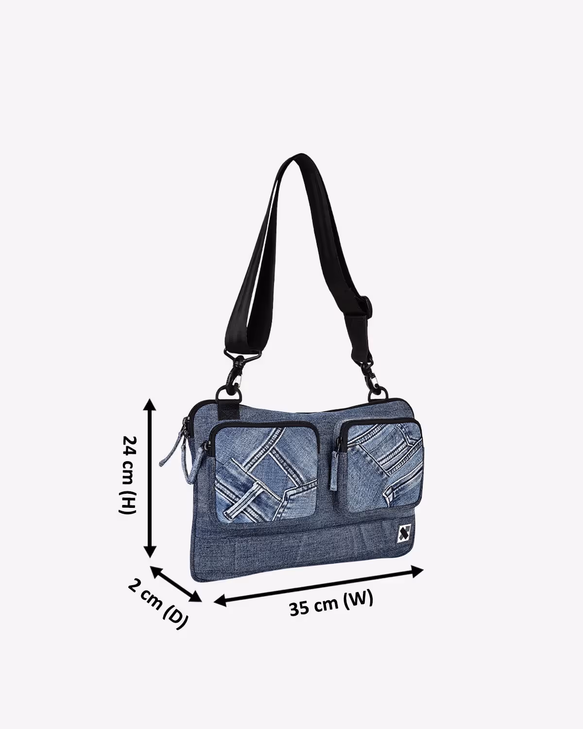 Pocket Shift Laptop Sleeve Denim  image 3