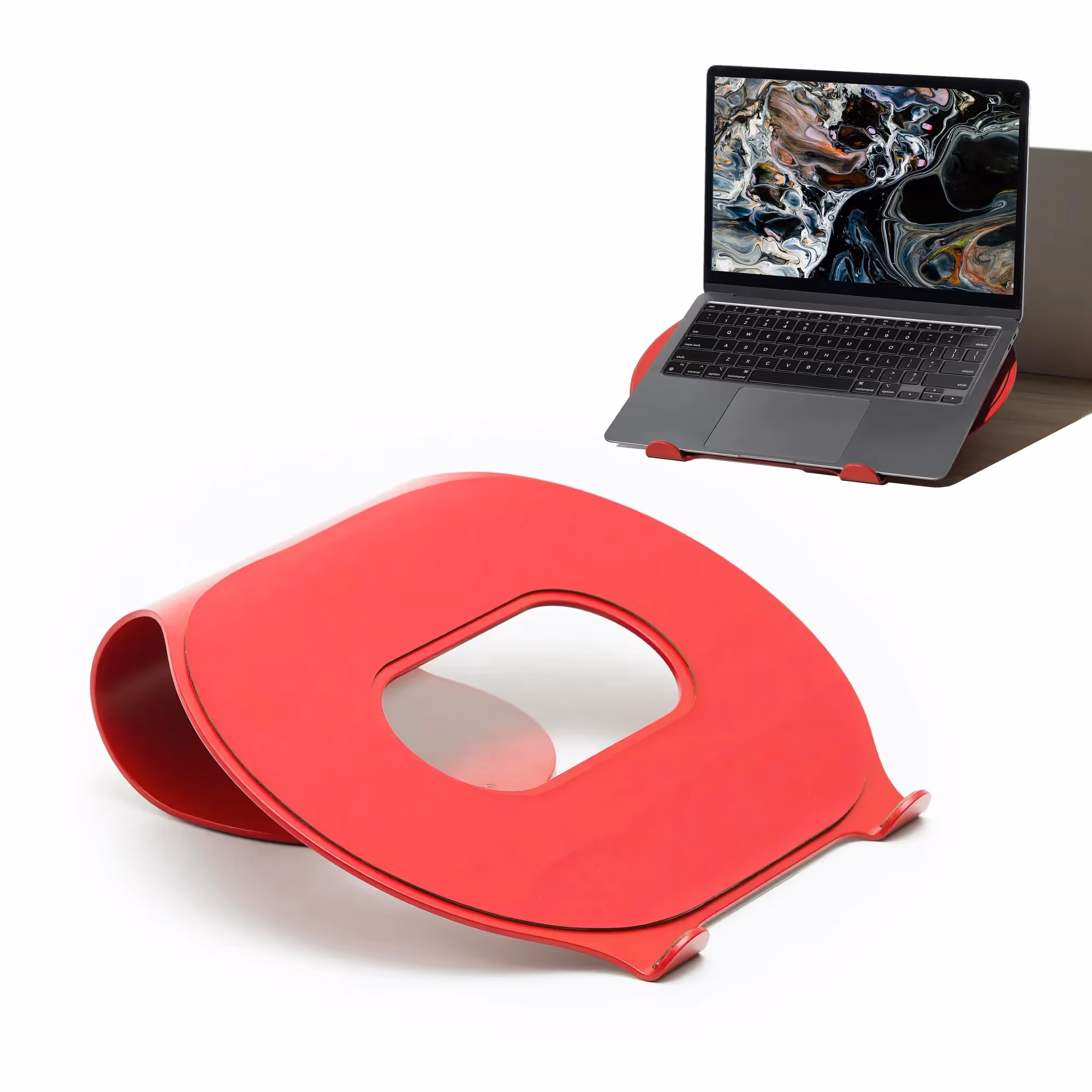 Loop Laptop Stand Red image 4
