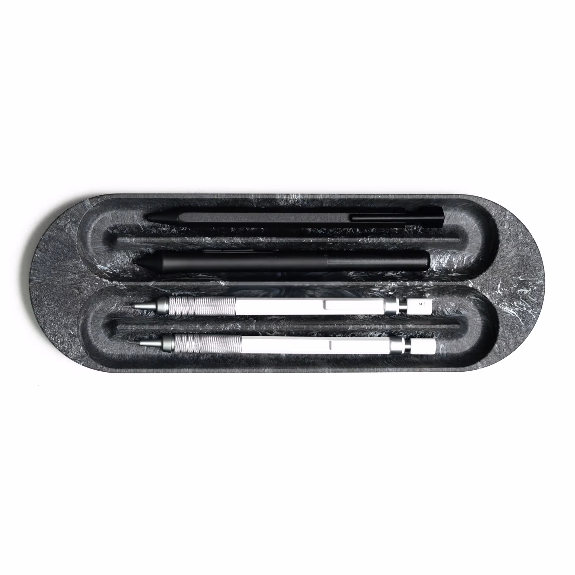 Loop Marbled Pen Tray Graphite  image 1