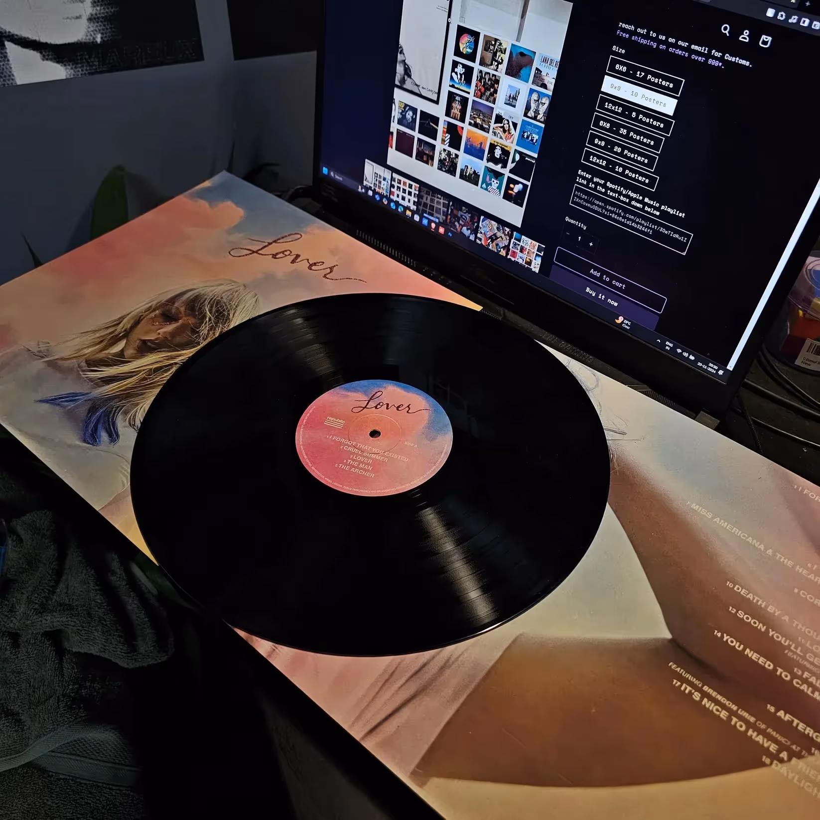 Reawaken Theory Taylor Swift Vinyl Record Posters - photo 5 of 6