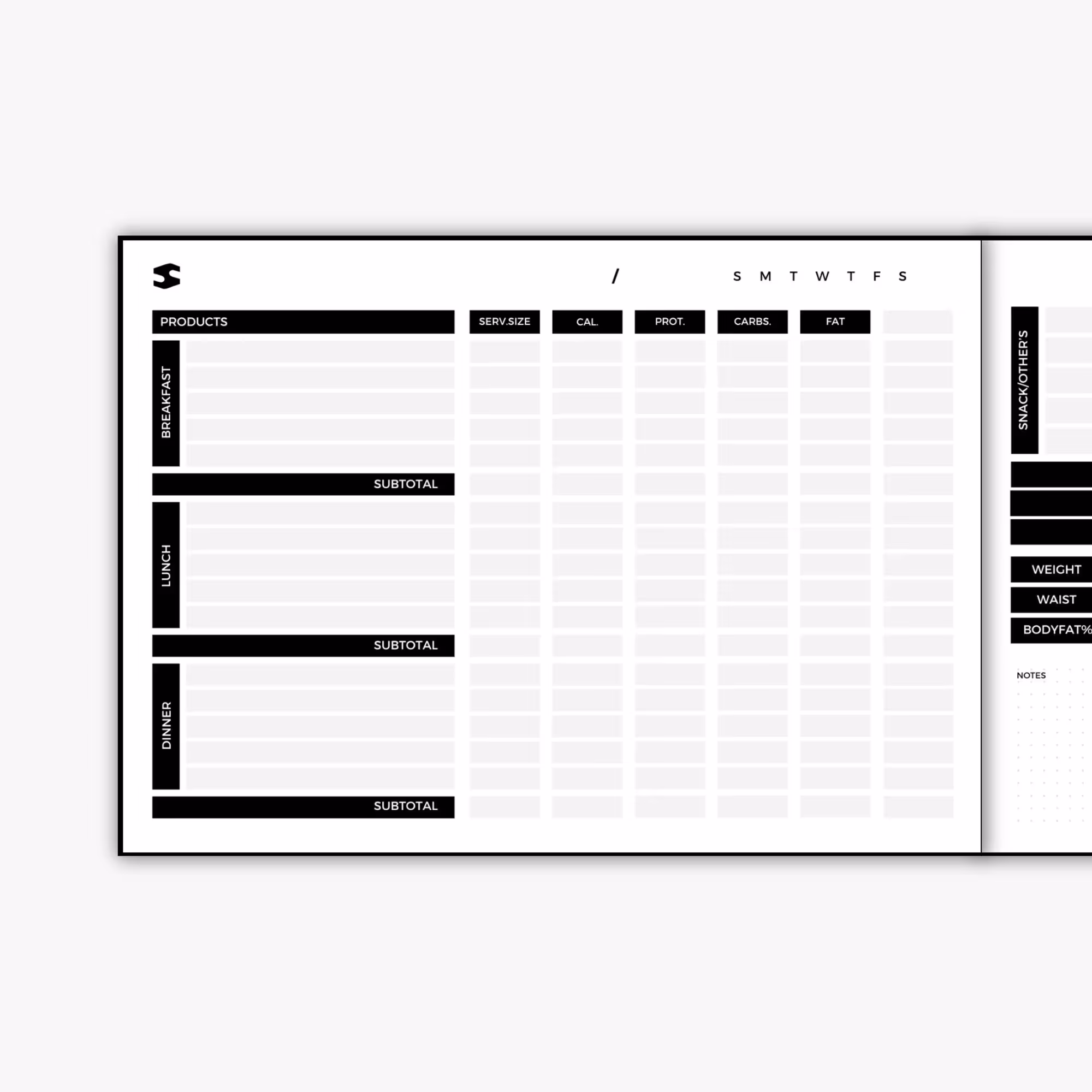 Diet Master Nutrition Planner and Wellness Journal image 4