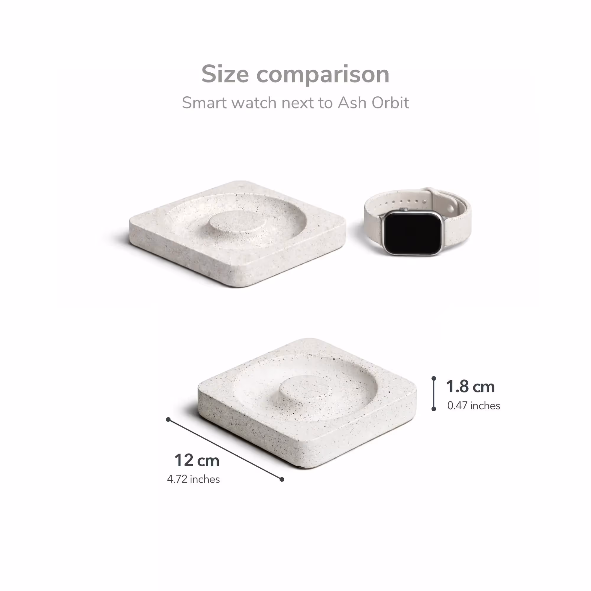 Ash Orbit Jesmonite Catchall Tray  image 3