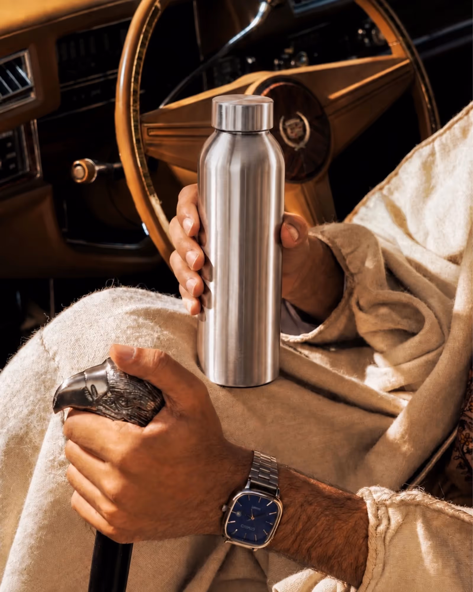 Blade Single Wall Stainless Steel Water Bottle image 5