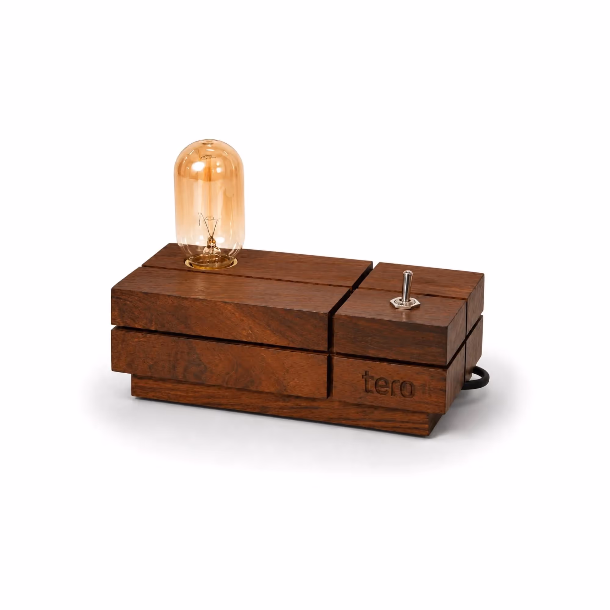 Lume Solid Wood Table Lamp image 1