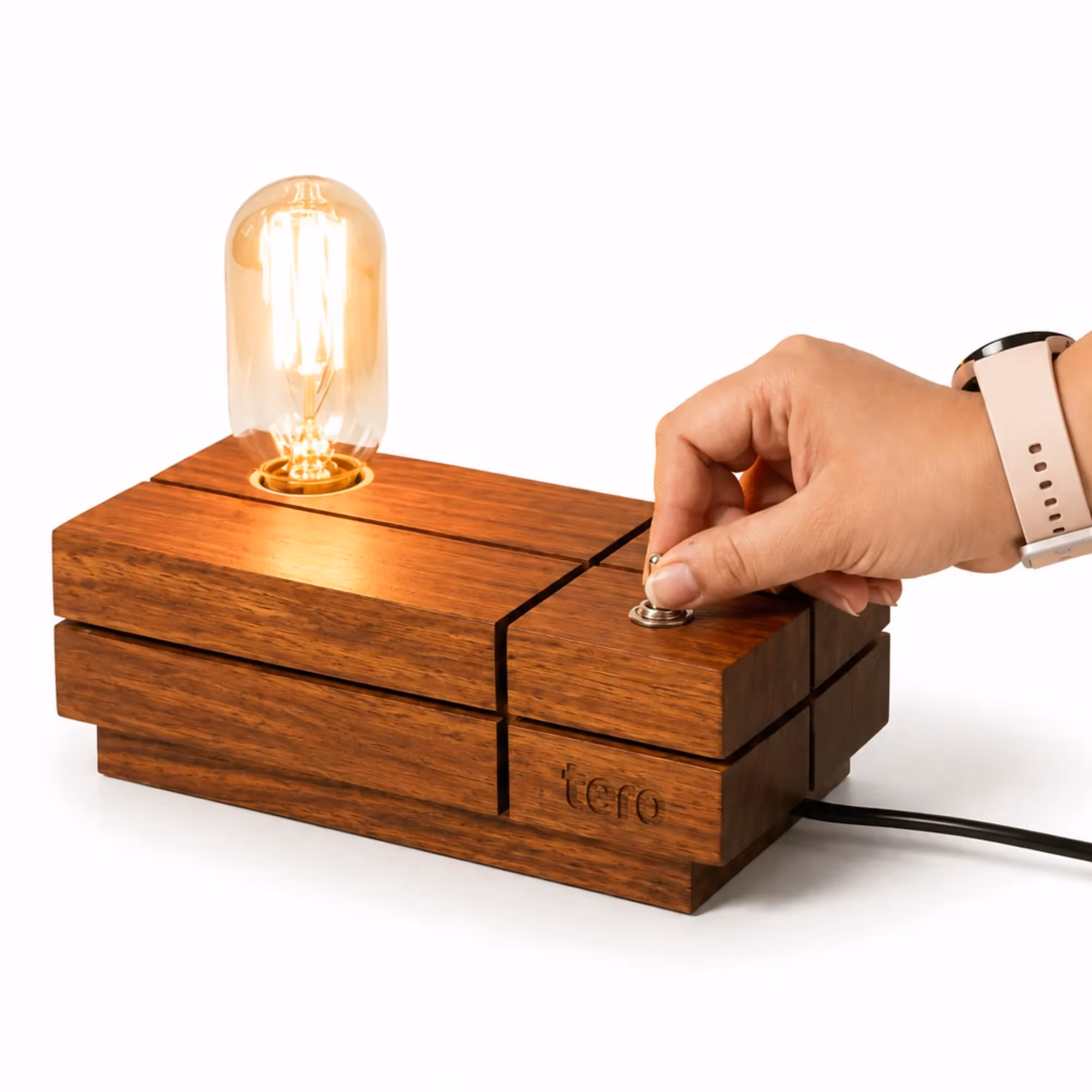 Lume Solid Wood Table Lamp image 2
