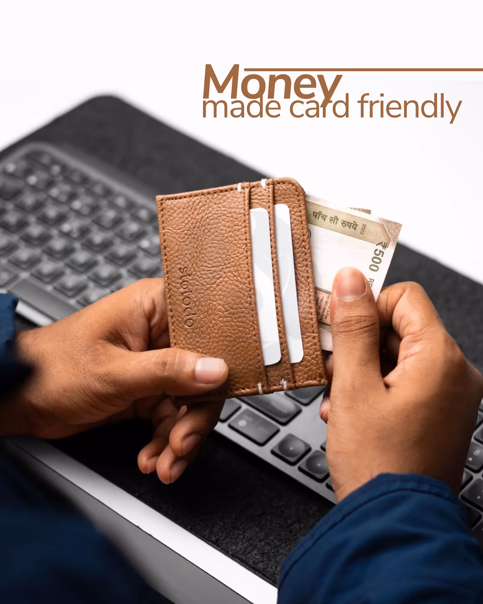 Pockit Cardholder Wallet & Keychain  image 3