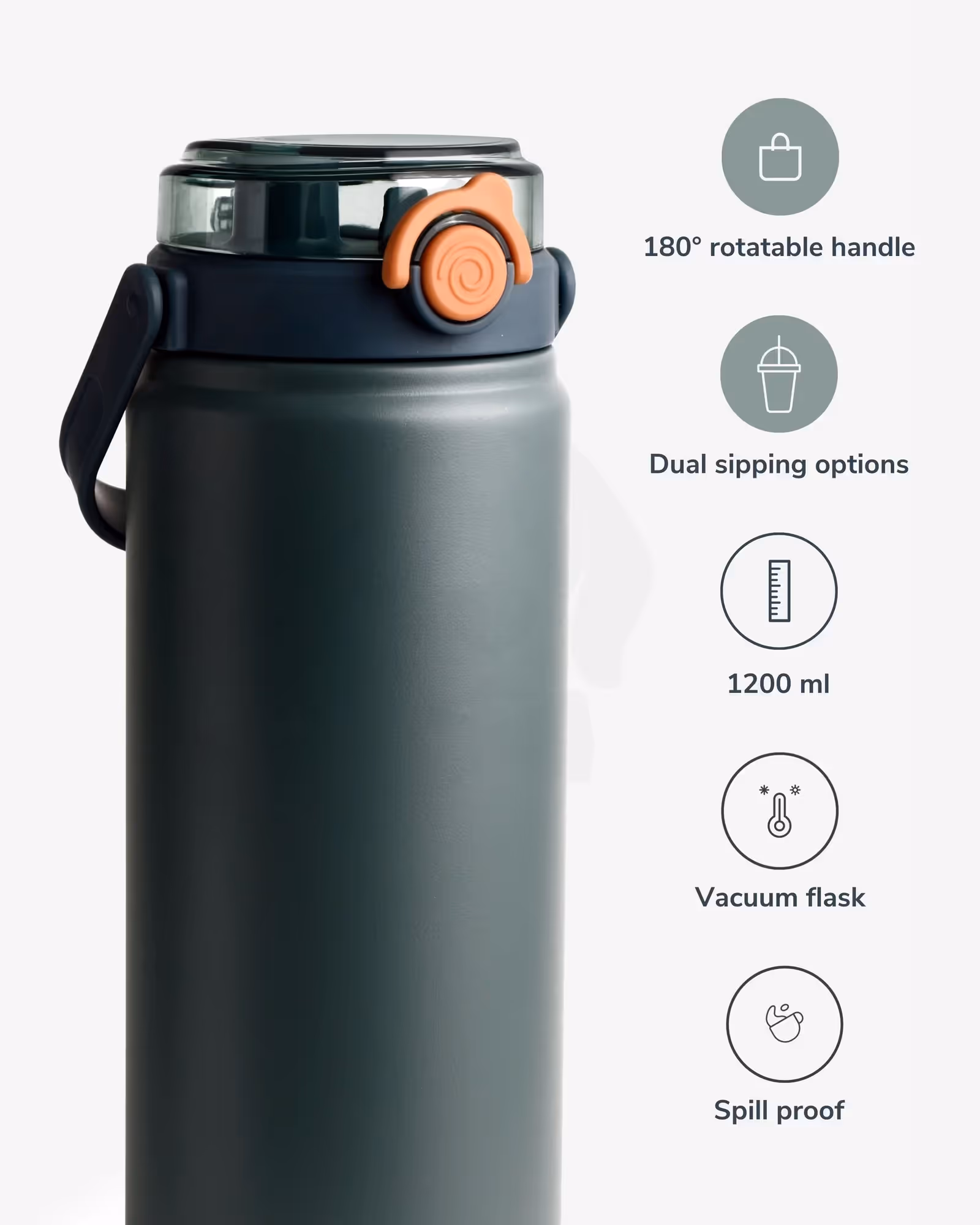 Tank Dual Sipper Flask  image 12