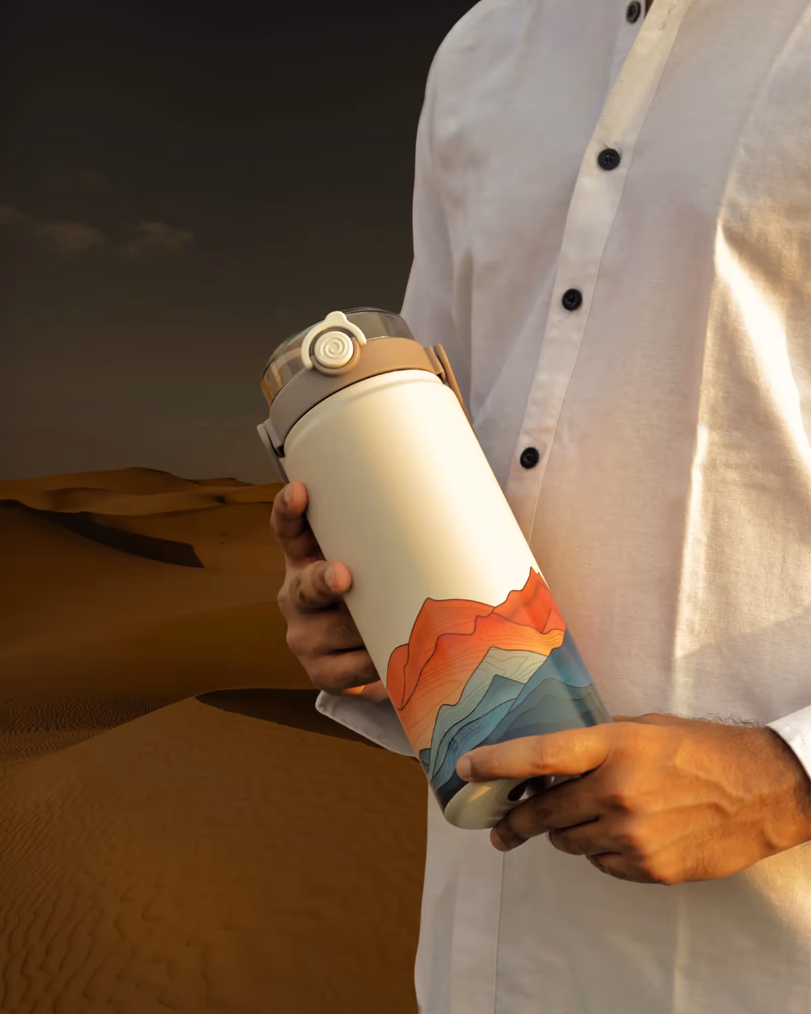 Tank Dunes Edition Insulated Sipper Flask  image 4