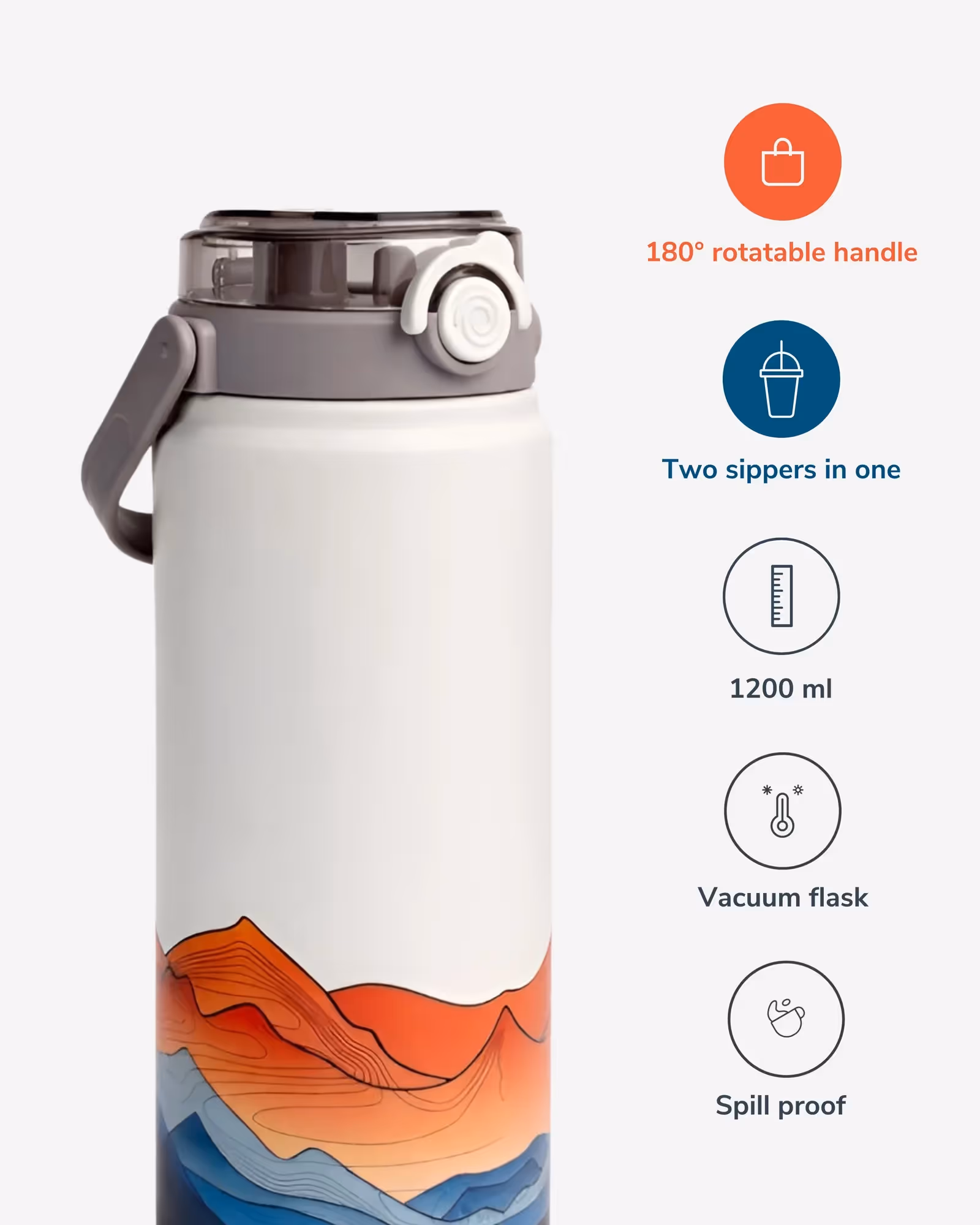 Tank Dunes Edition Insulated Sipper Flask  image 5