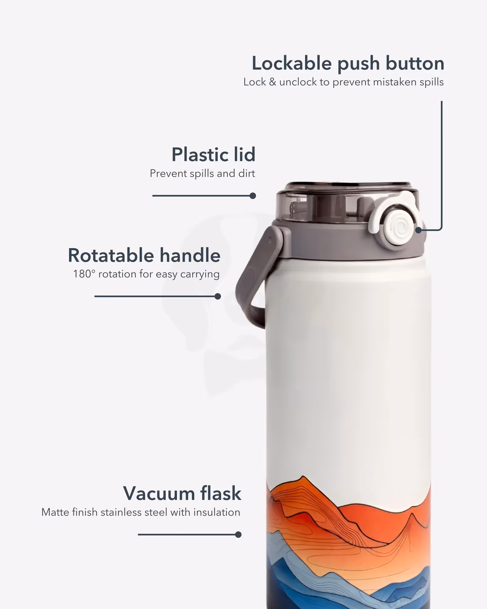 Tank Dunes Edition Insulated Sipper Flask  image 8
