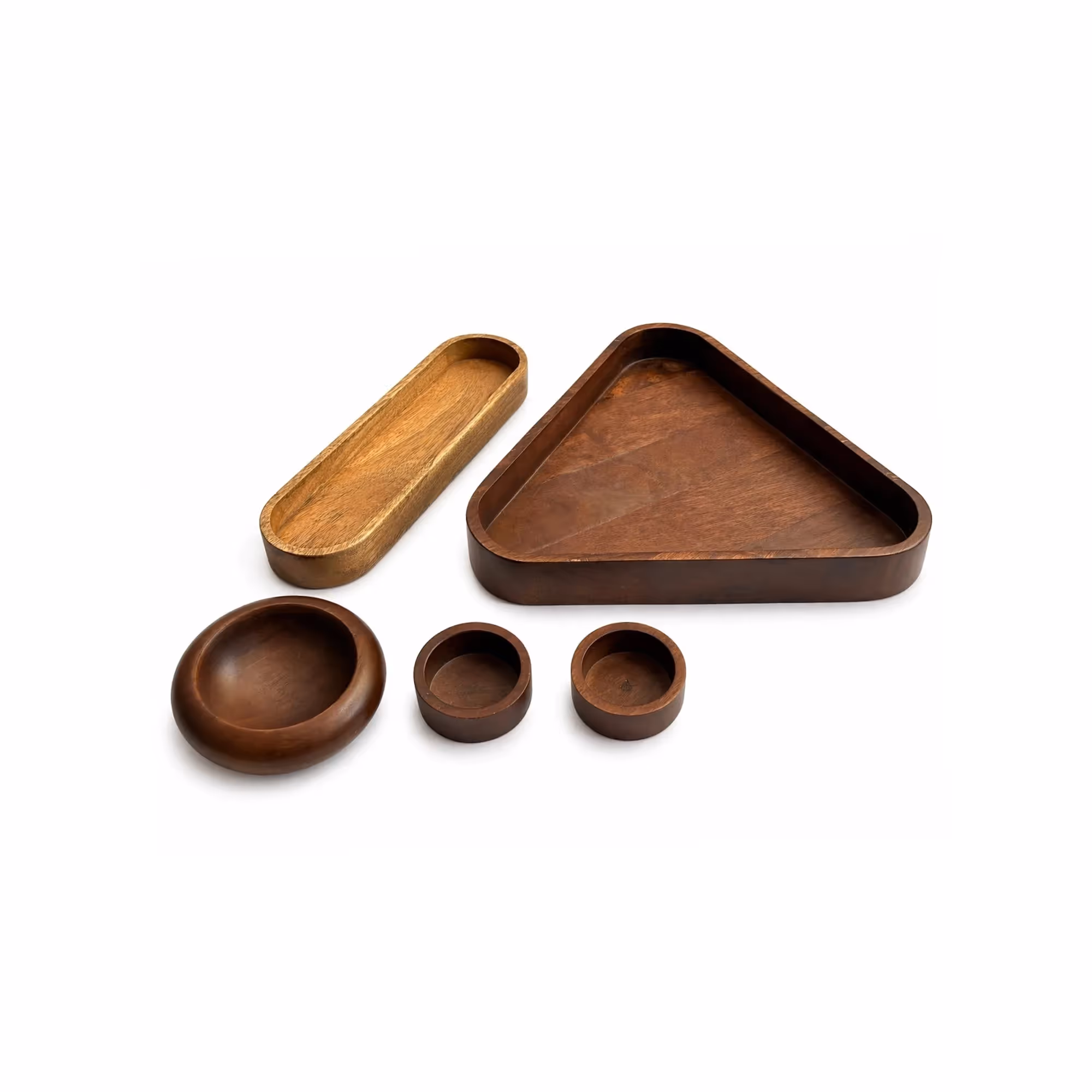Triangle Base Chip And Dip Tray Set image 11