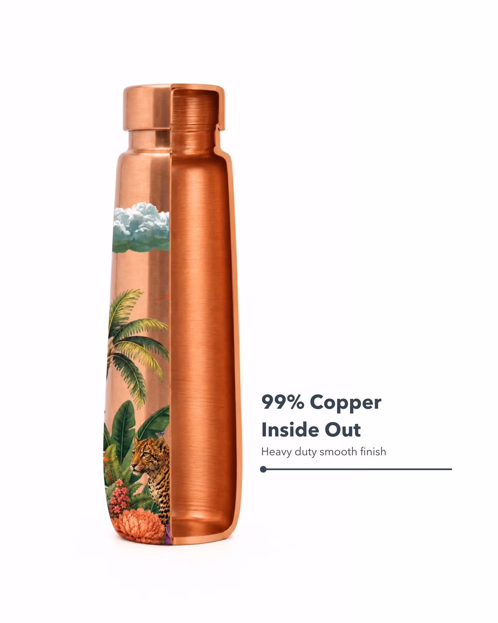 Tropico Pure Copper Water Bottle image 4