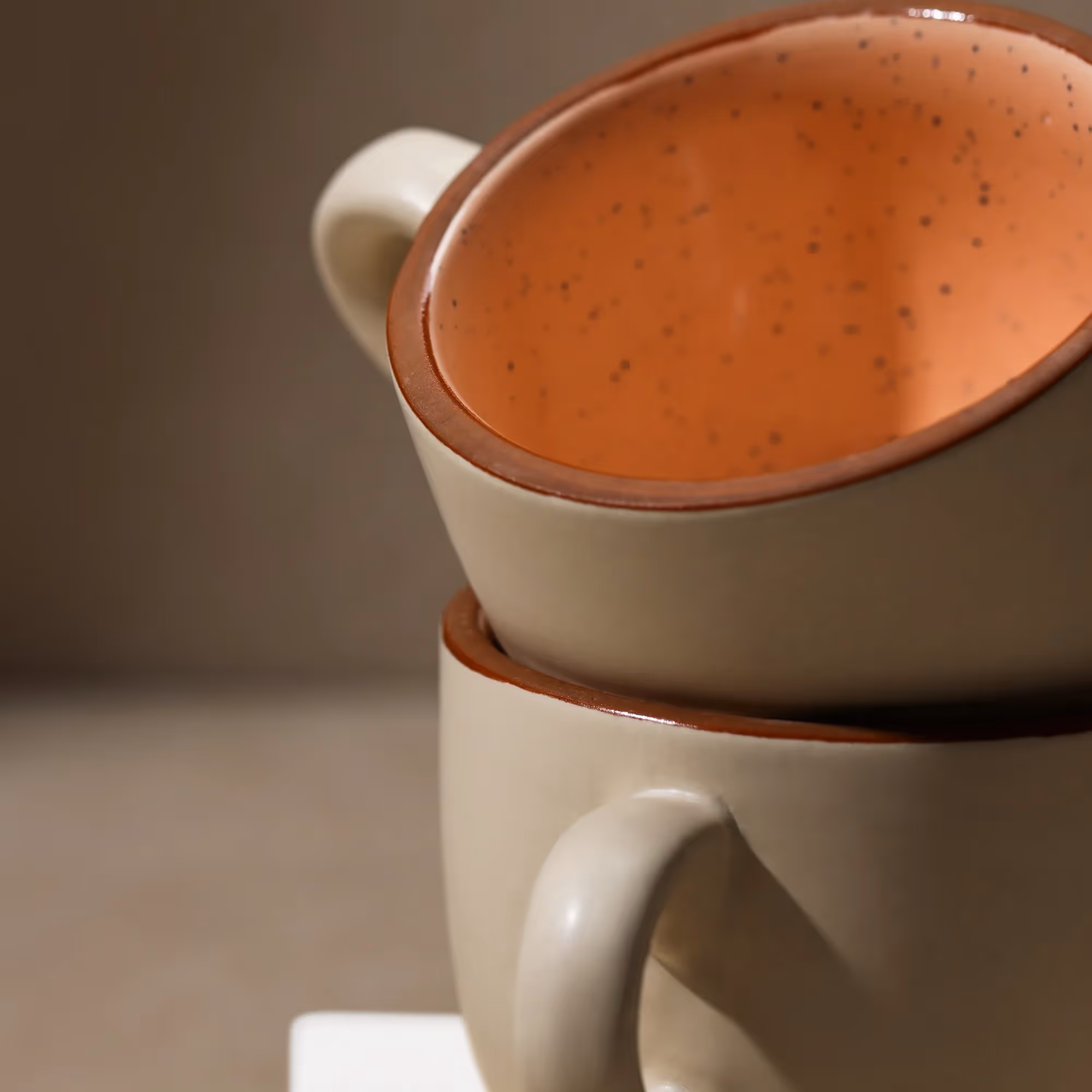Twin Hue Handcrafted Ceramic Cup (Set of 2) image 3