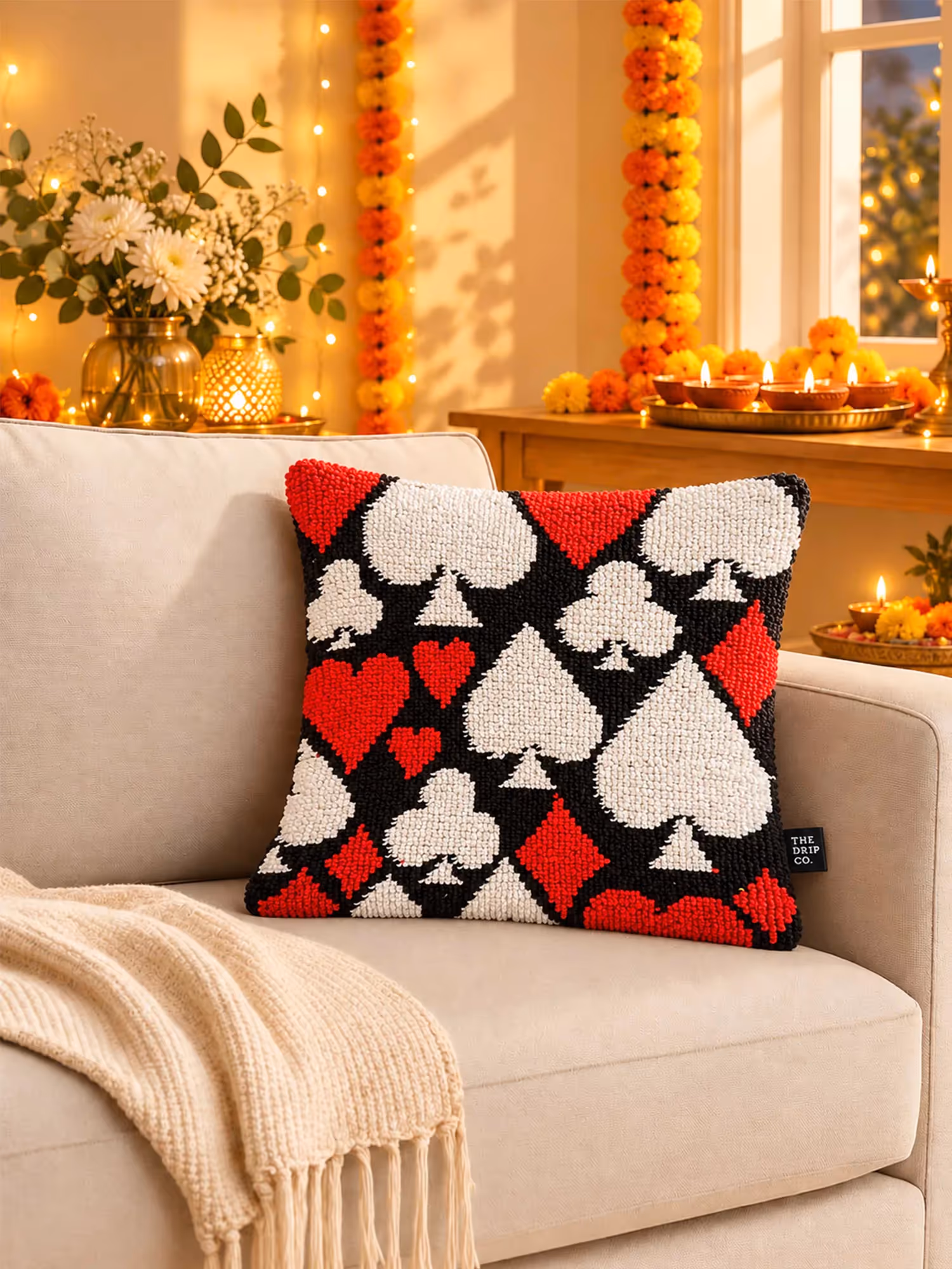 All Over Cards Cushion Cover image 1