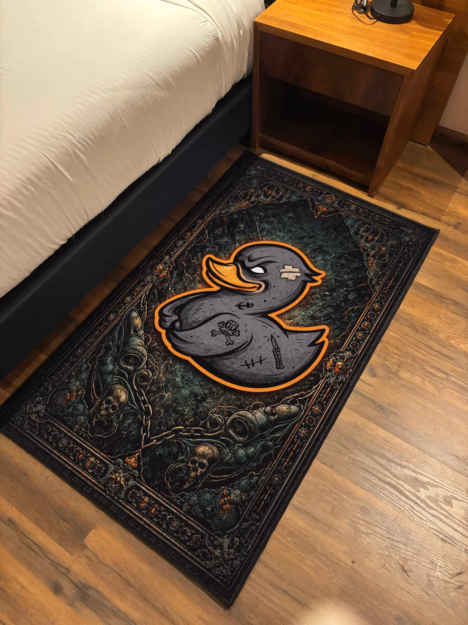 Angry Duck Traditional Washable Rug  image 2