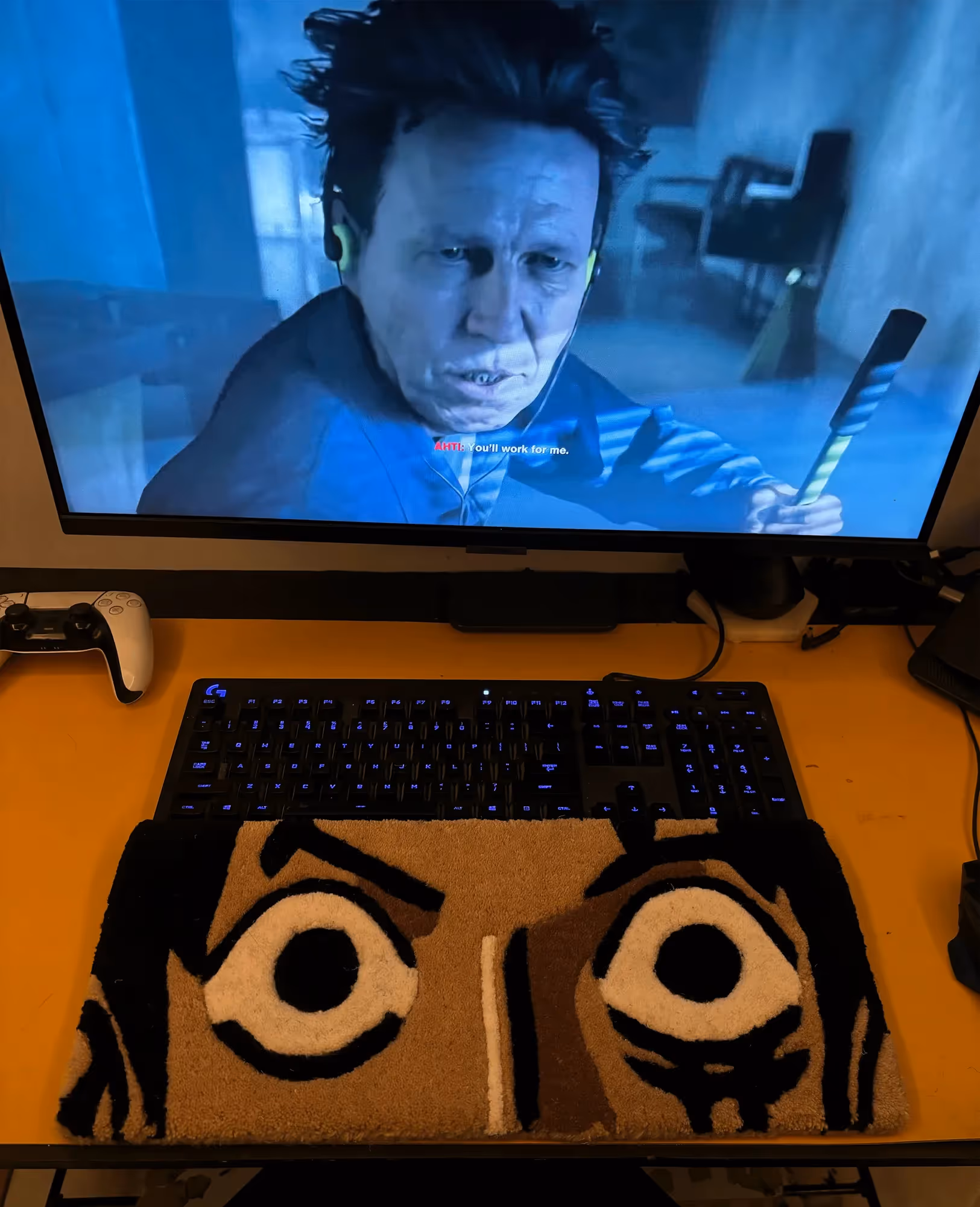 Anime Eye Keyboard Rug image 2