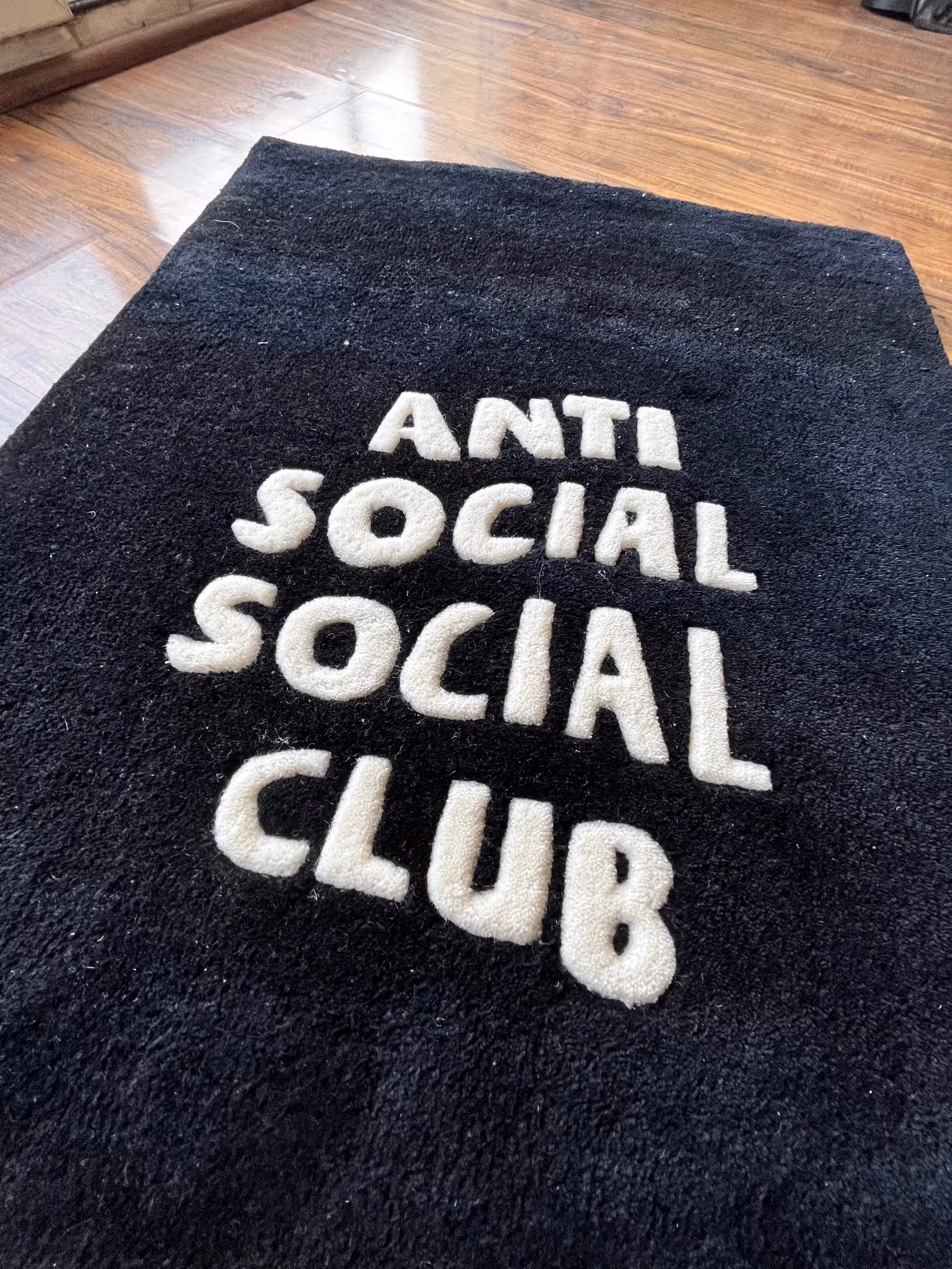 Anti-Social Social-Club Hand Tufted Rug image 2