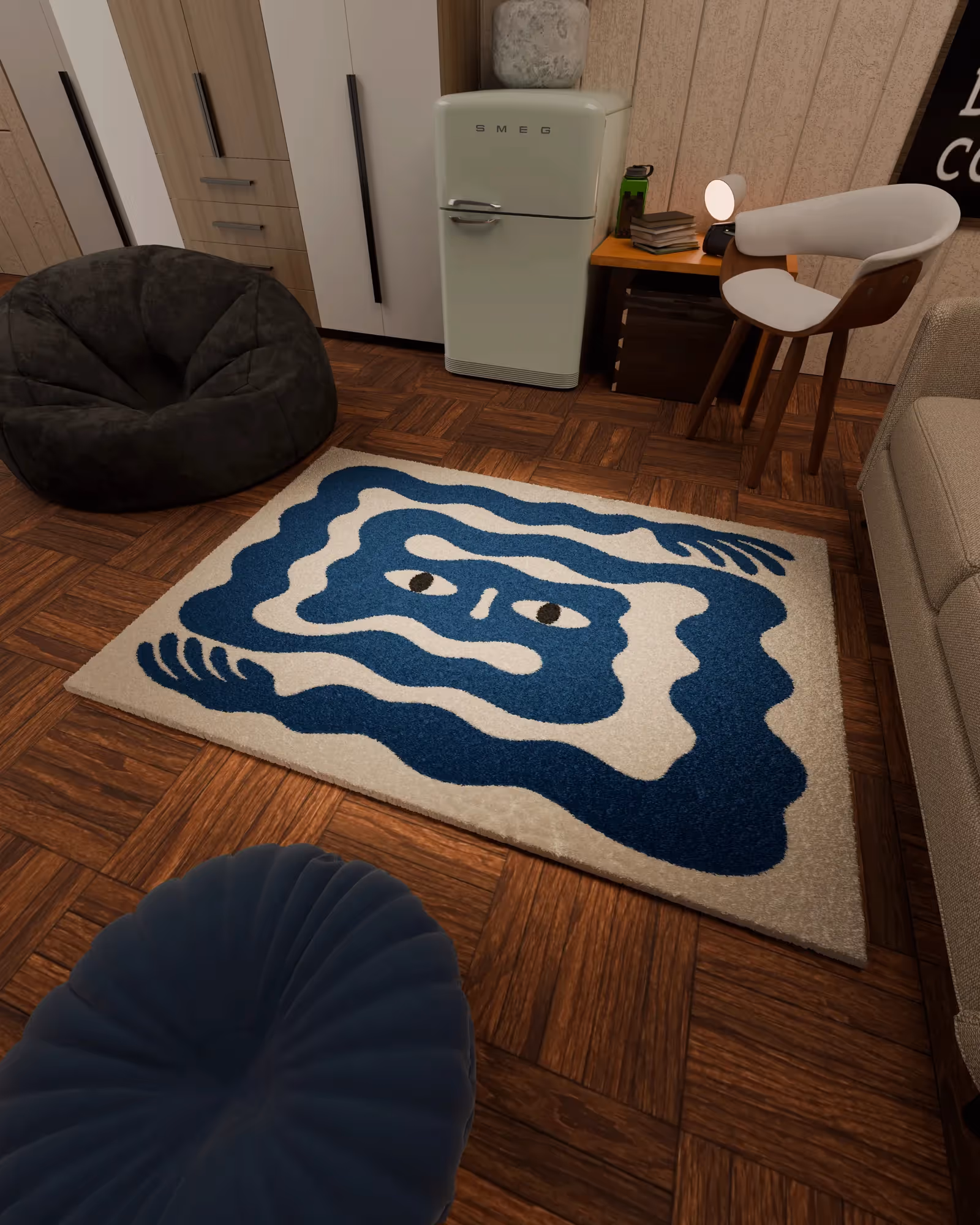 Anxiety Hands Emotion Hand Tufted Rug  image 2