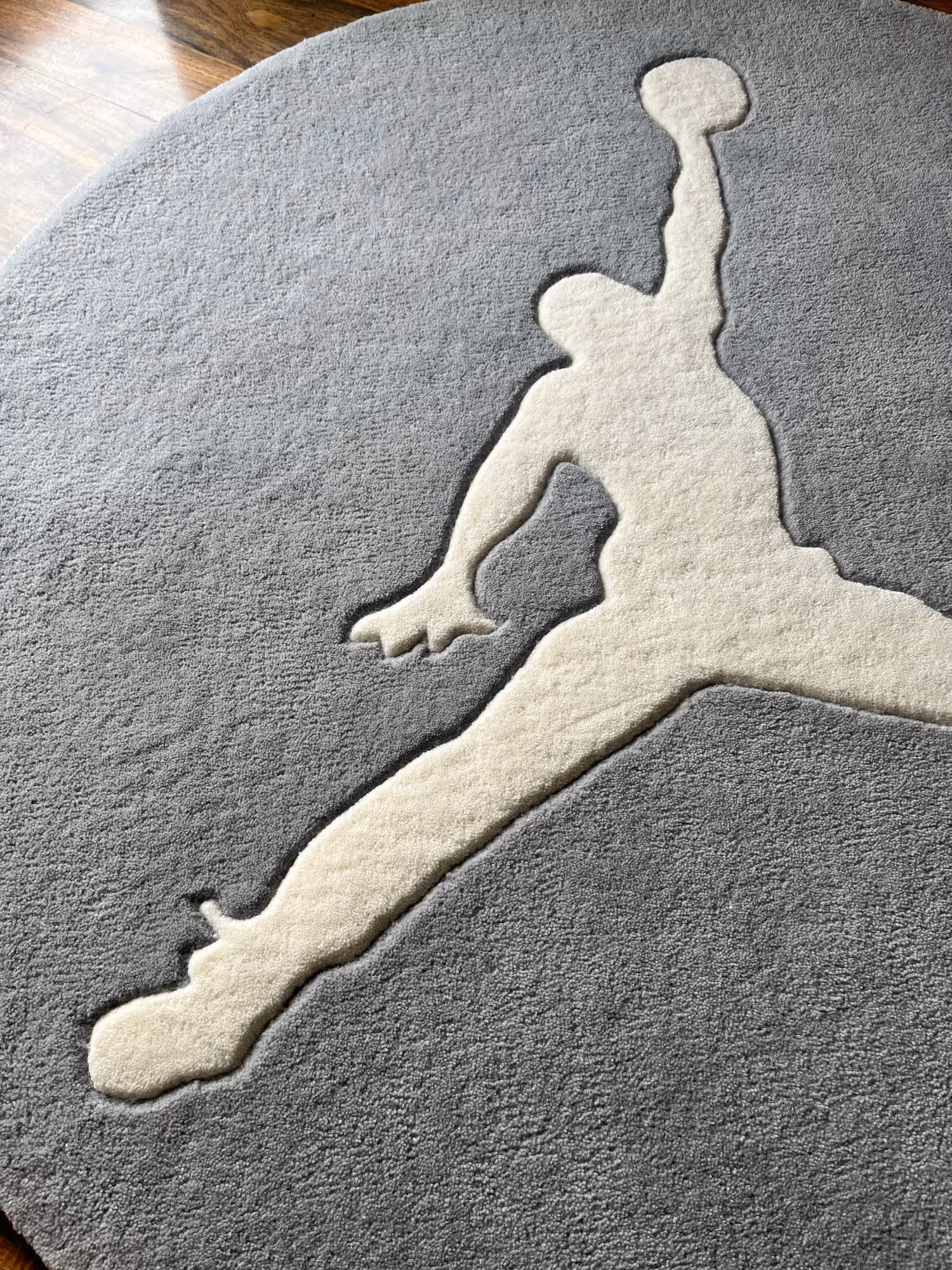 Basketball Jumping Man Hand Tufted Rug image 2