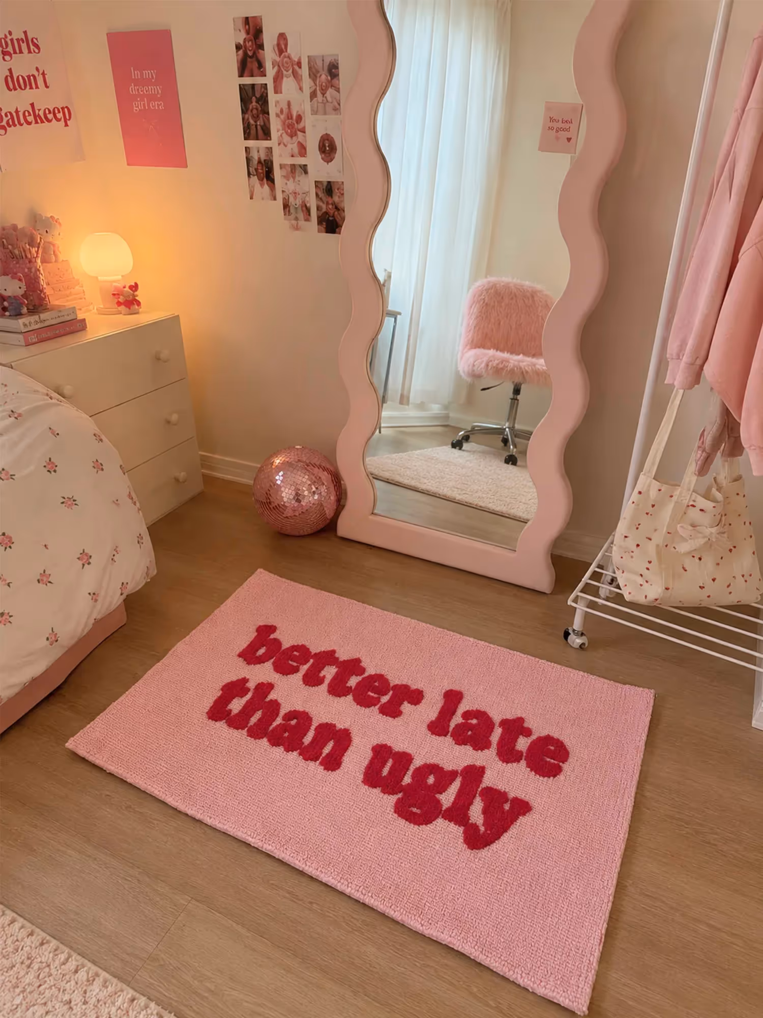 Better Late Than Ugly Machine Made Rug image 1