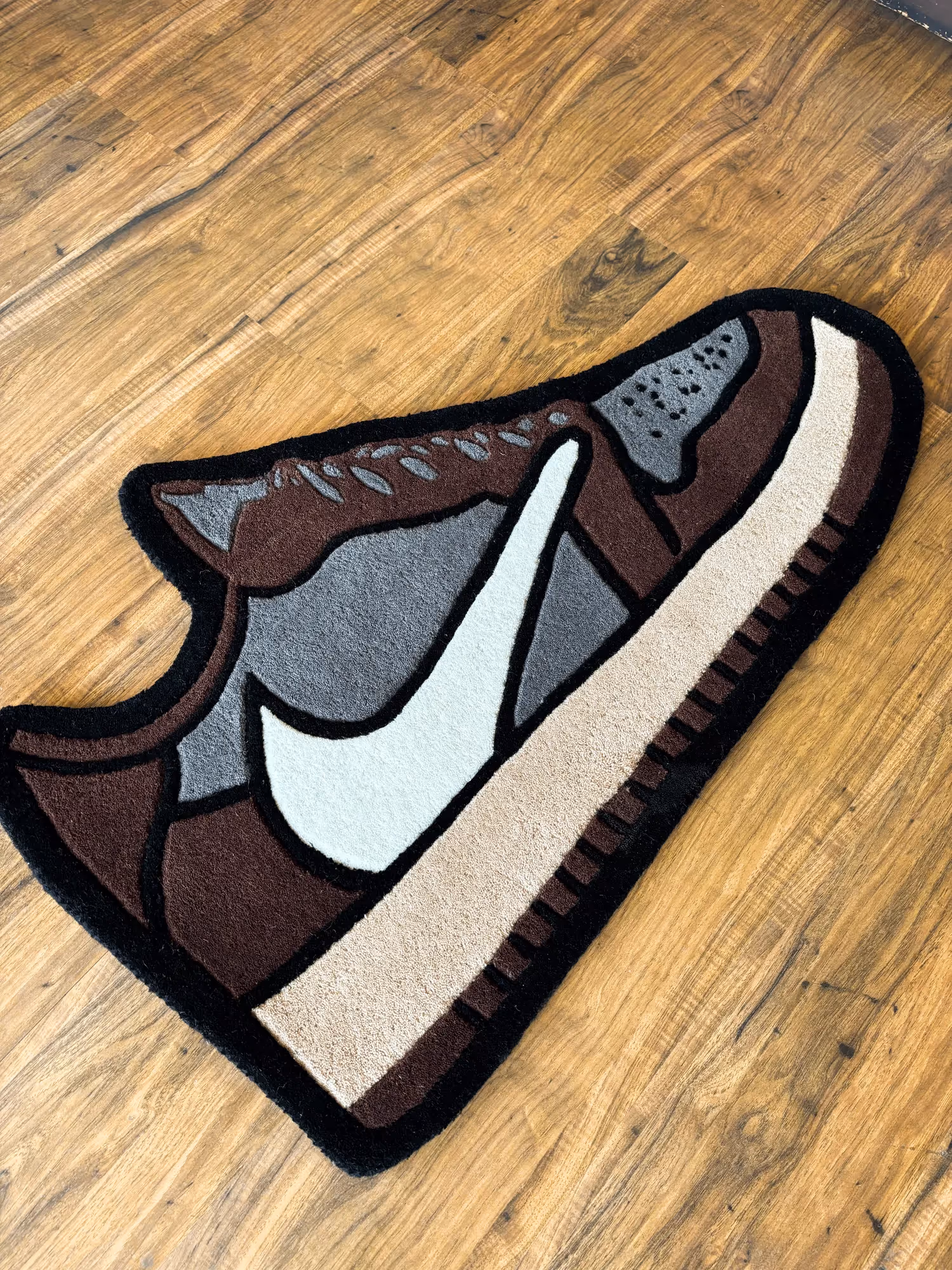 Brown Sneaker Hand Tufted Rug  image 4