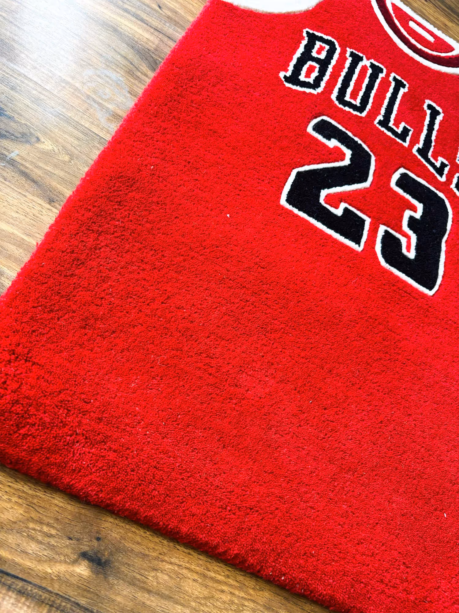 Bulls Red Jersey Hand Tufted Rug image 4