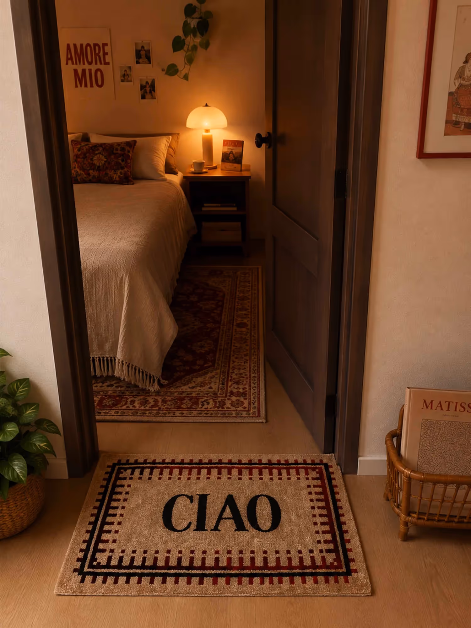 Ciao Door Machine Made Rug image 1