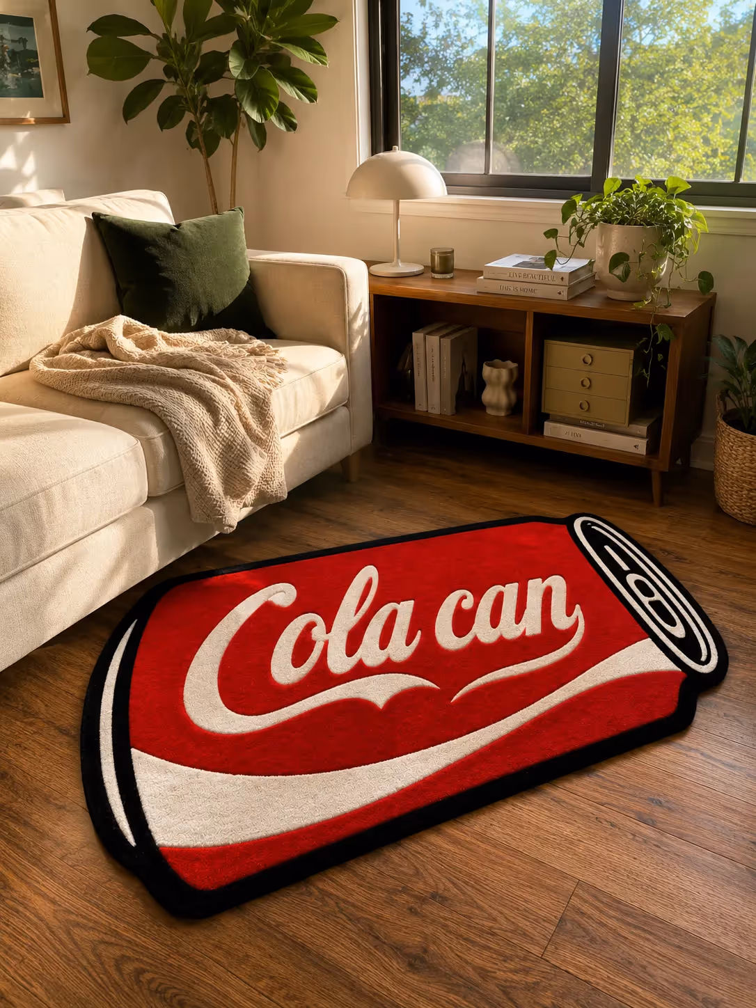 Cola Can Hand Tufted Rug image 1