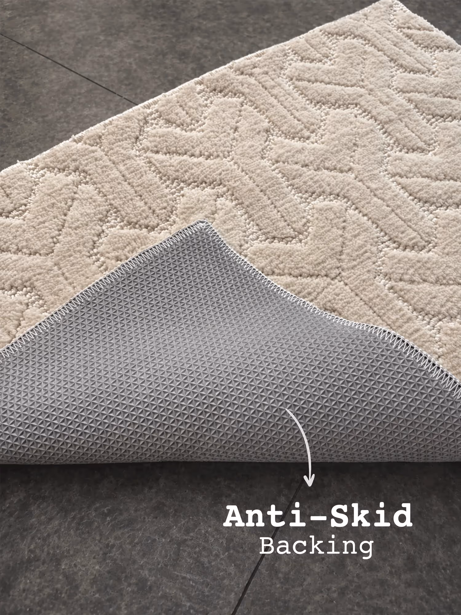 Cream Miracle Bath Mat image 2