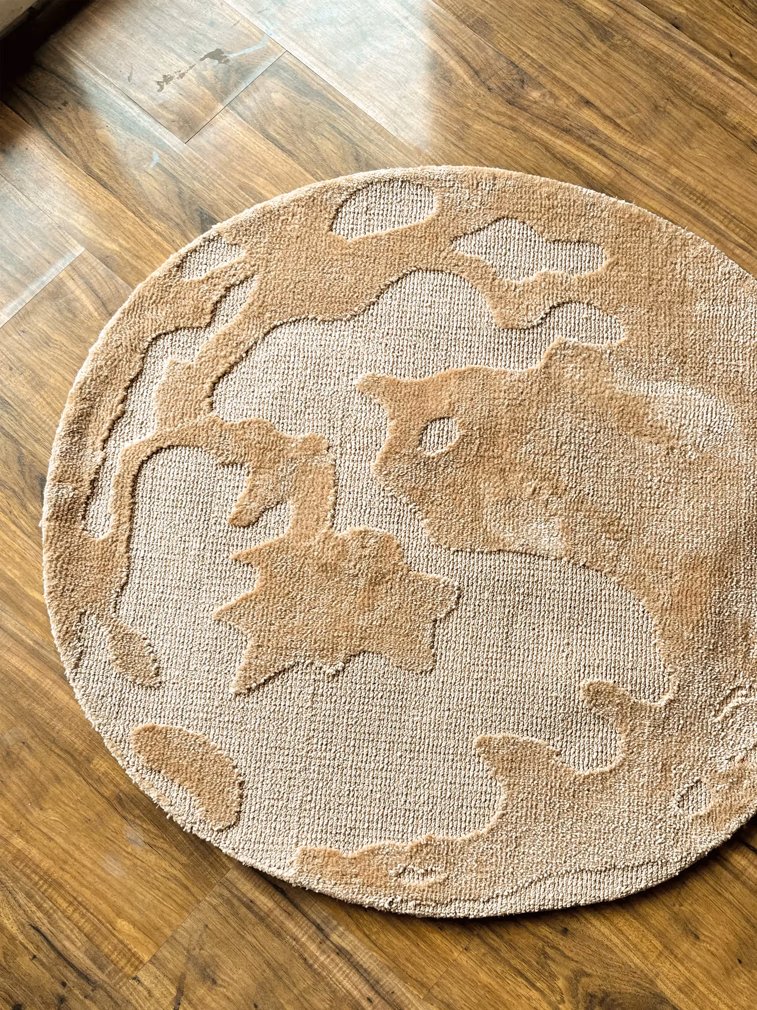 Cream Moon Machine Tufted Rug  image 2