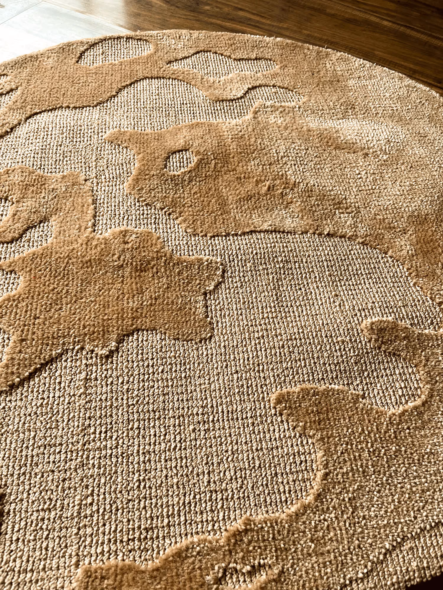 Cream Moon Machine Tufted Rug  image 3