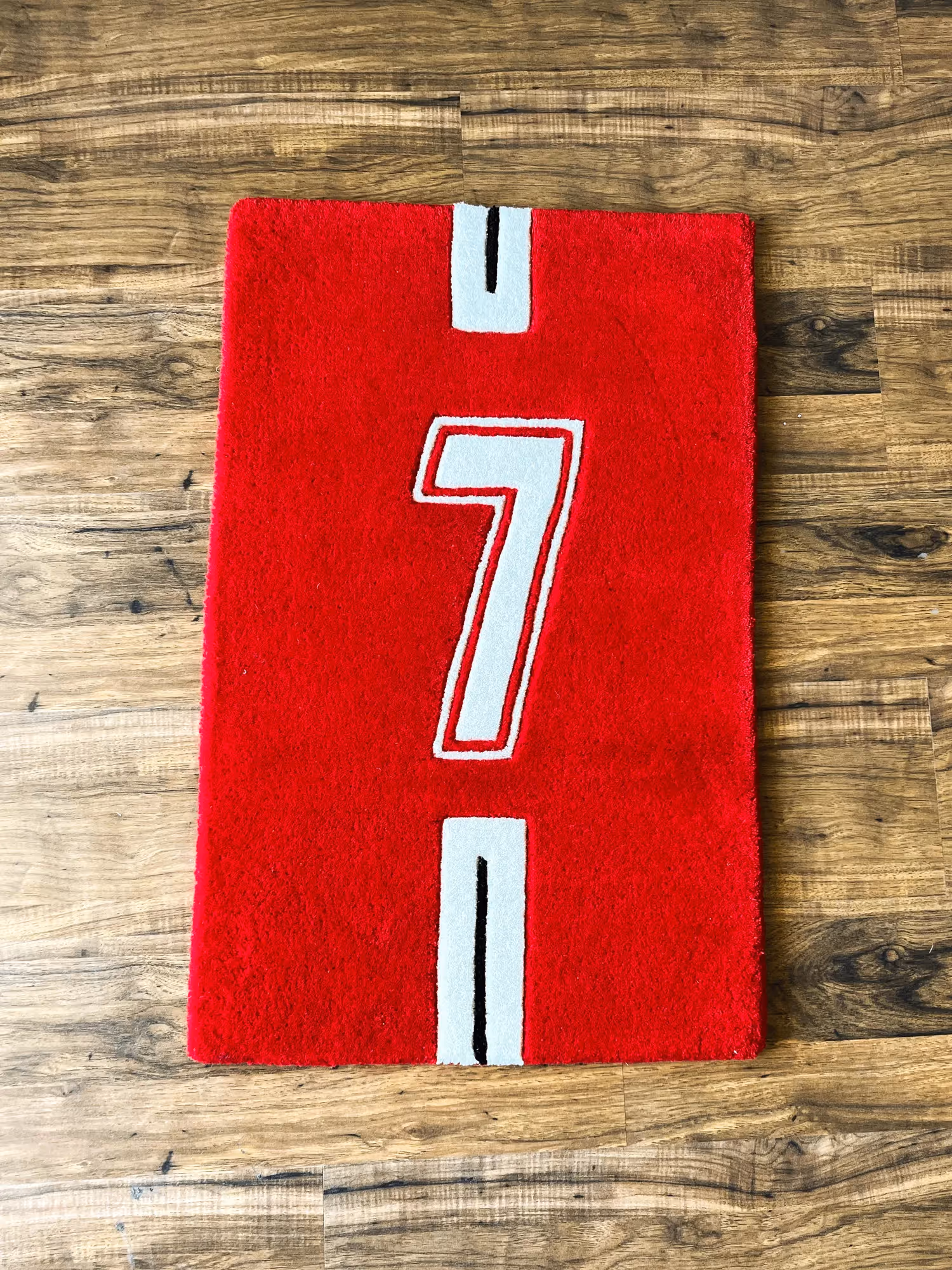 Cristiano Ronaldo Man U Jersey Hand Tufted Rug image 1