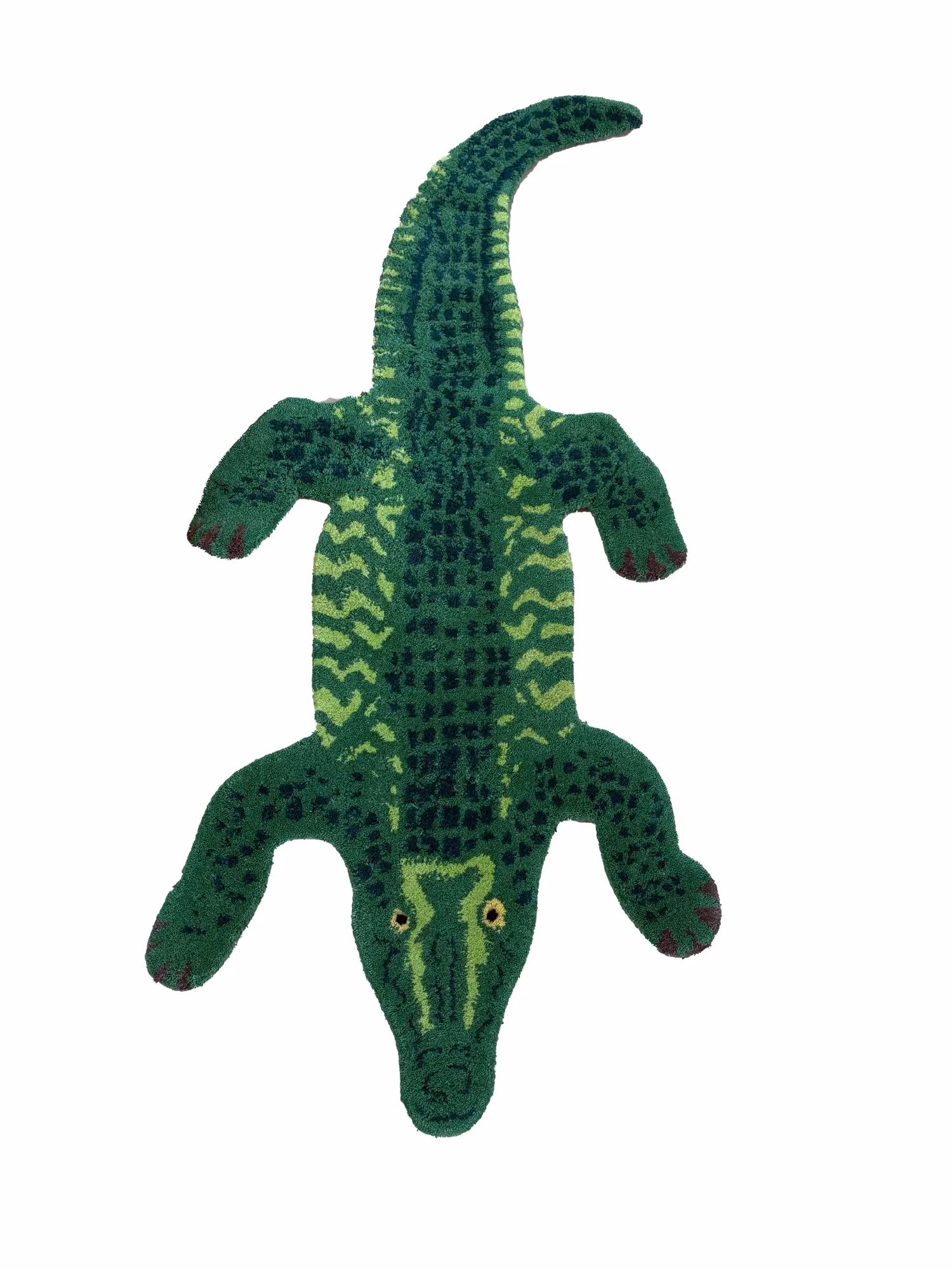 Crocodile Flat Hand Tufted Rug  image 2