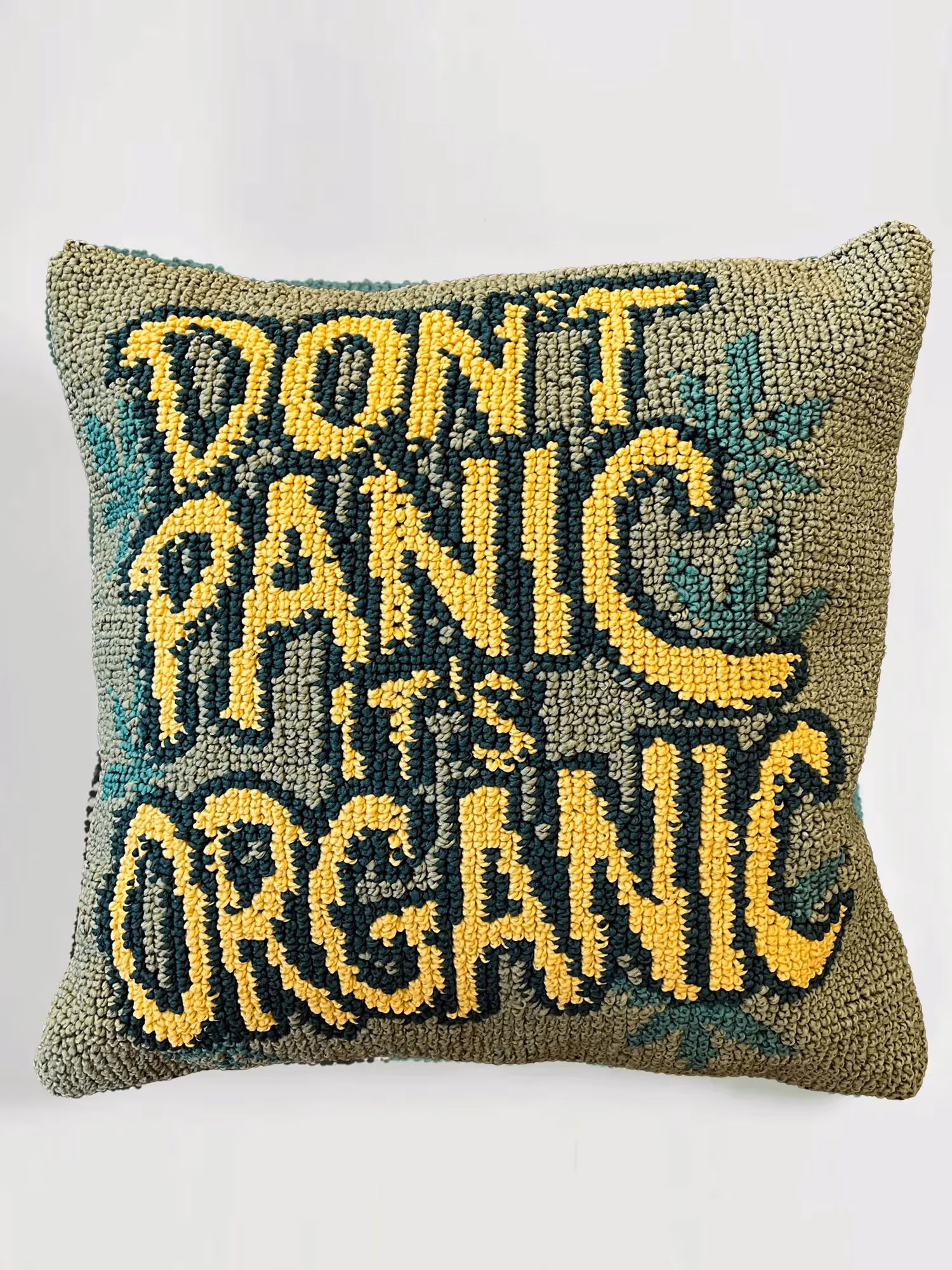 Don't Panic, Its Organic Cushion Cover image 3