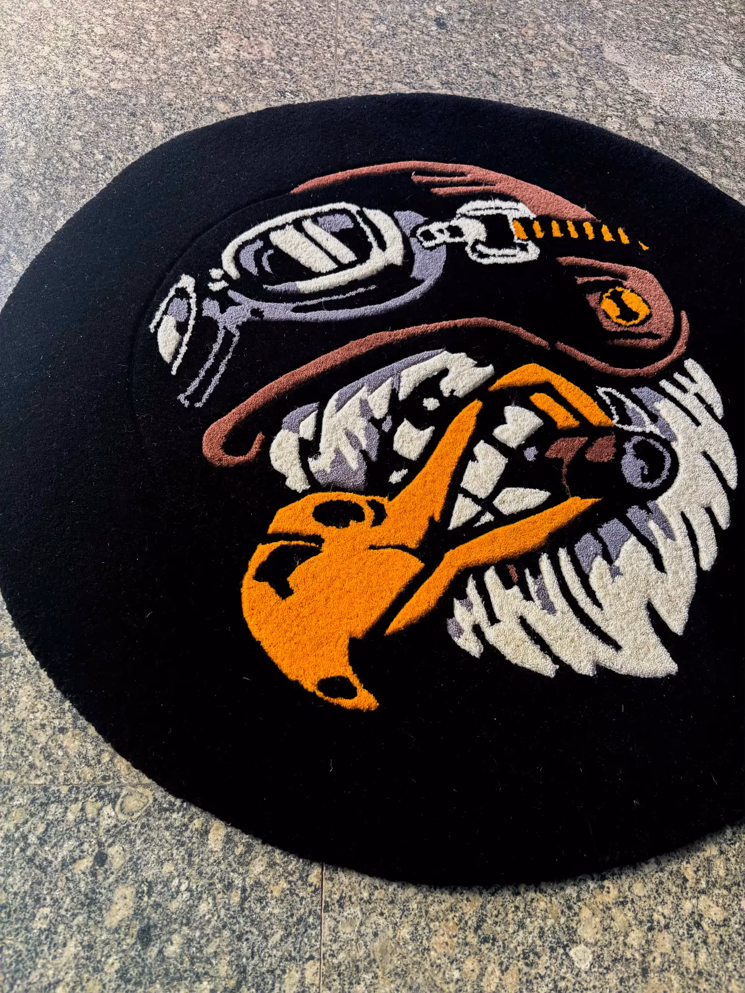 Eagle Biker Hand Tufted Rug image 4