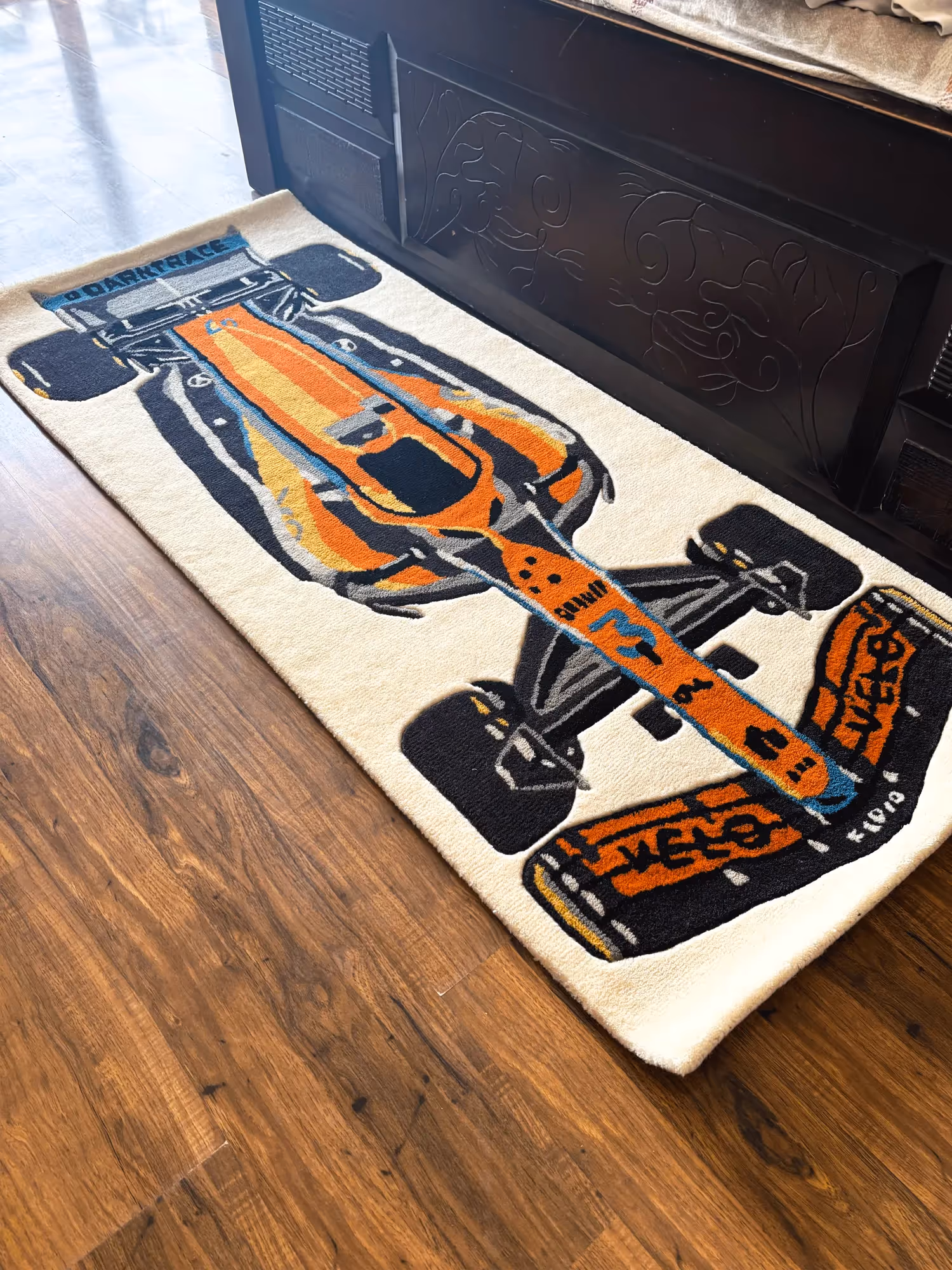F1 Mclaren Racing Car Hand Tufted Rug image 3