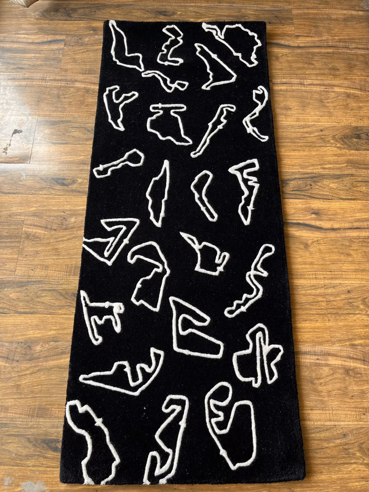 F1 Racing Circuits Around The Globe Rug image 1