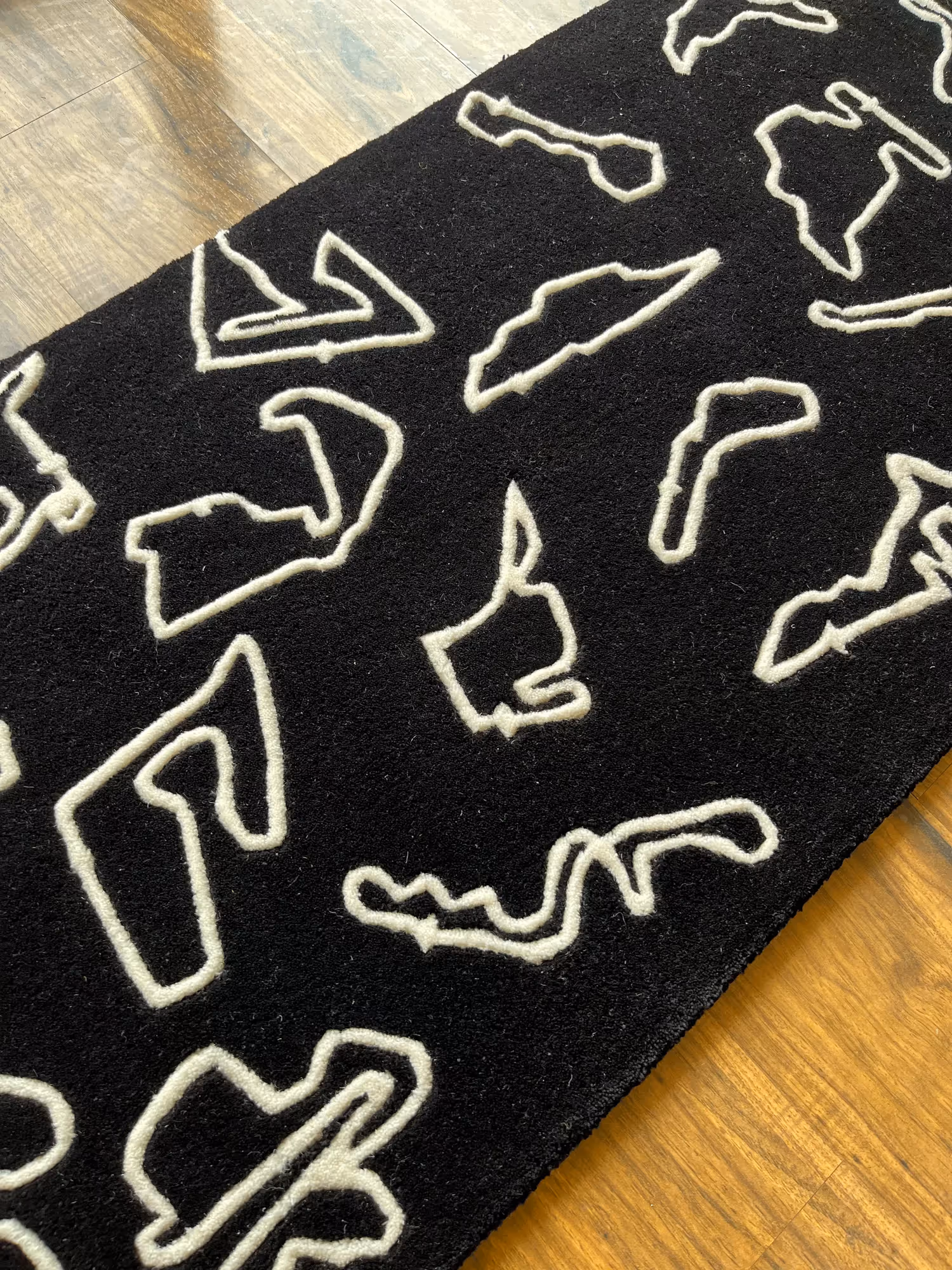 F1 Racing Circuits Around The Globe Rug image 3