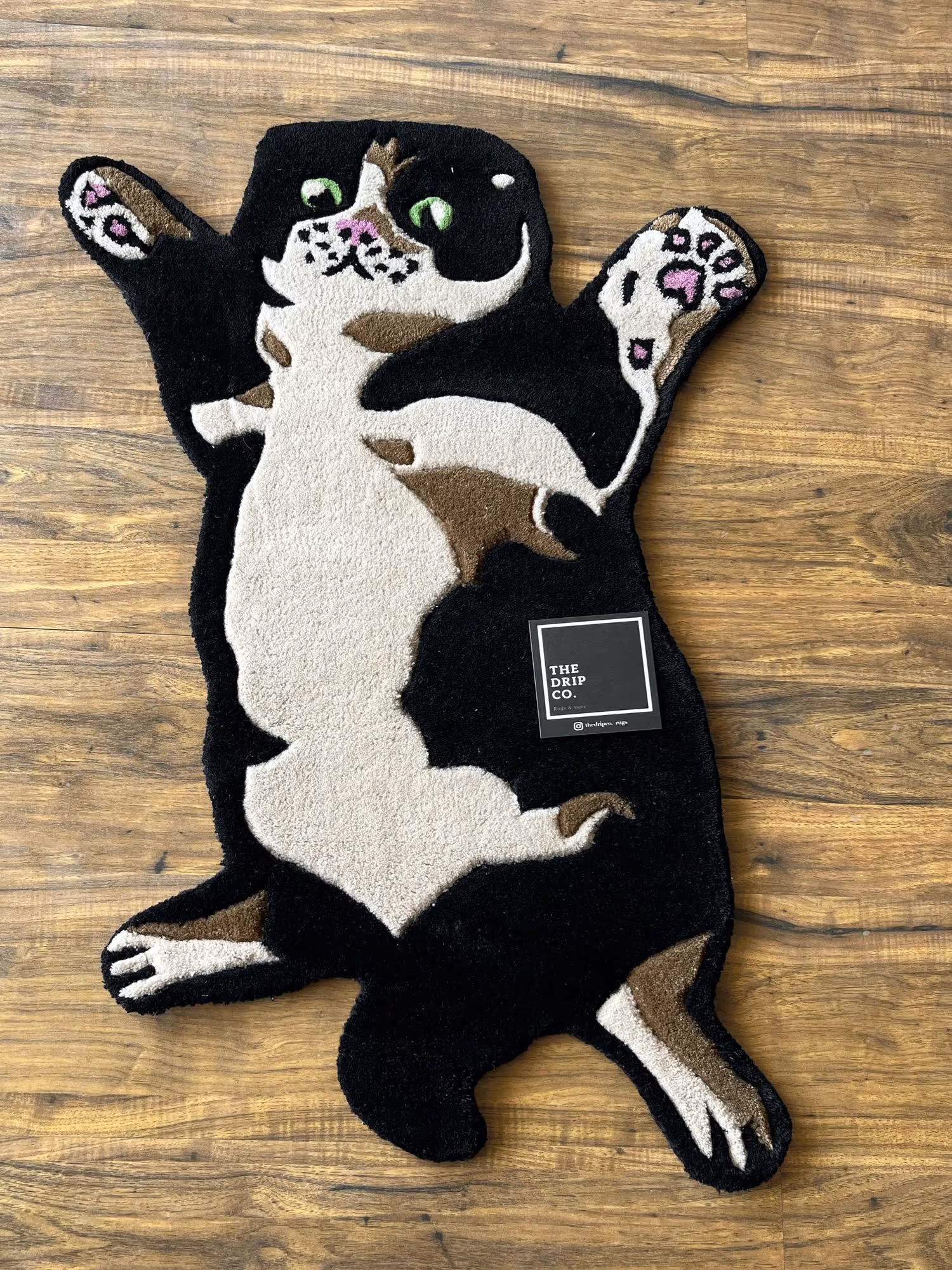 Flat Cat Hand Tufted Rug image 1