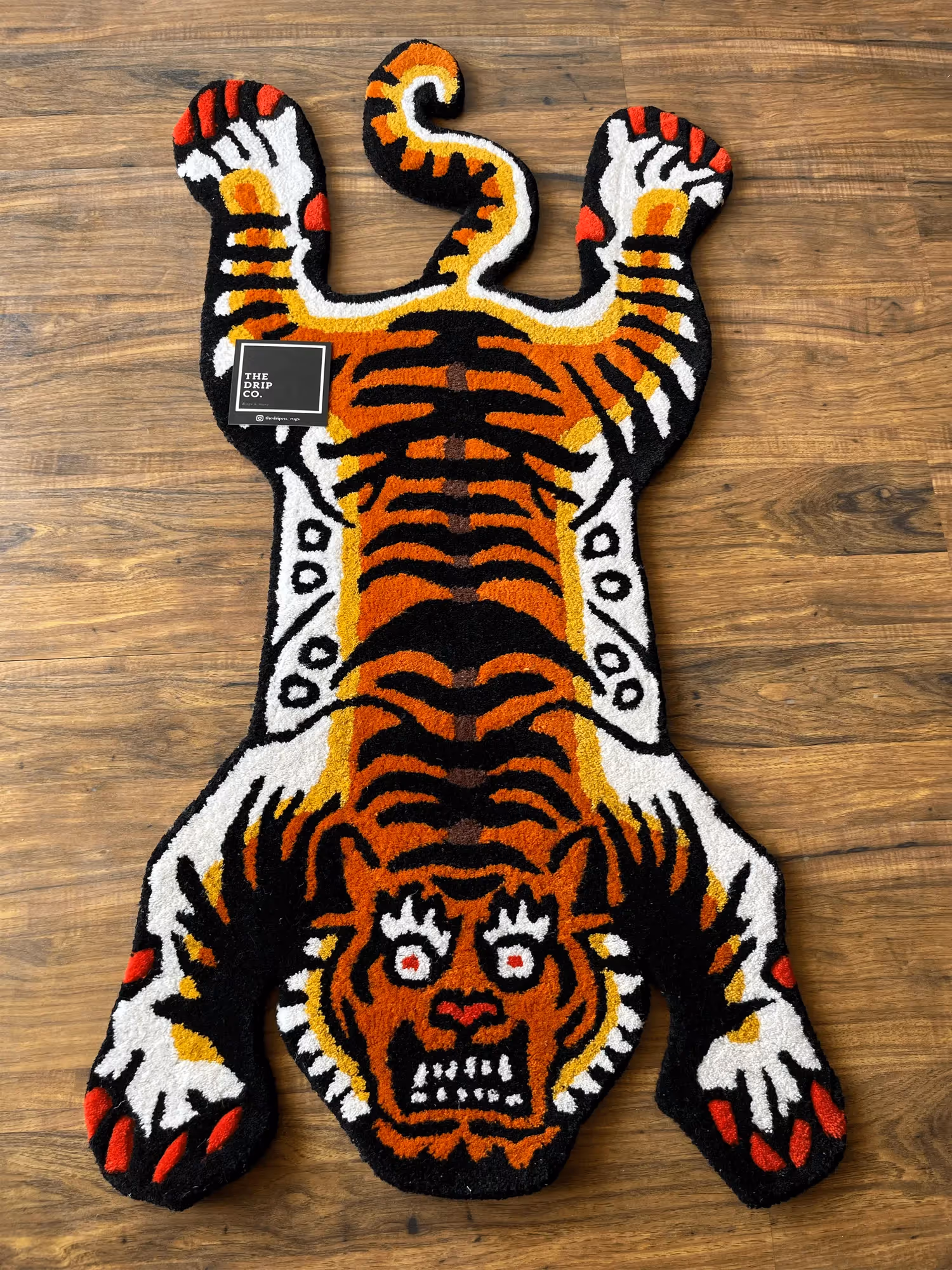 Flat Tiger Hand Tufted Rug image 1