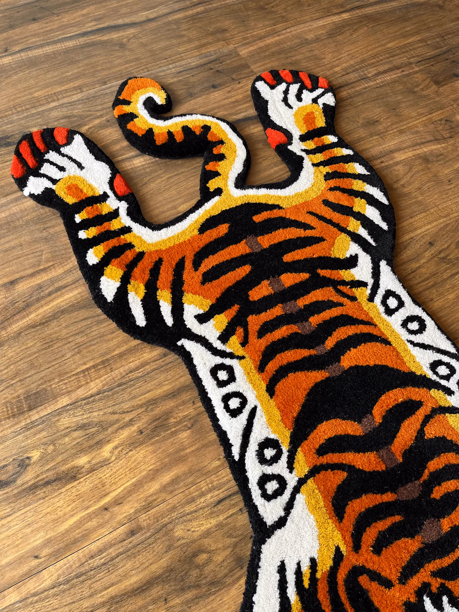 Flat Tiger Hand Tufted Rug  image 3